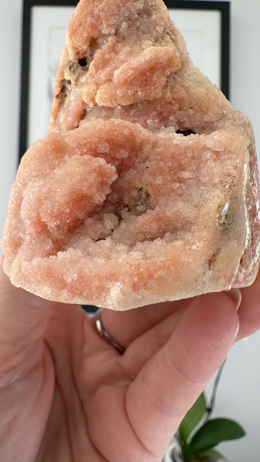 Pink Amethyst Cut Base Crystal