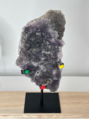 Zeolite Crystal Amethyst On Stand