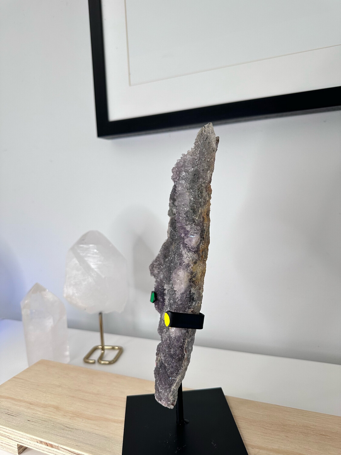 Zeolite Crystal Amethyst On Stand