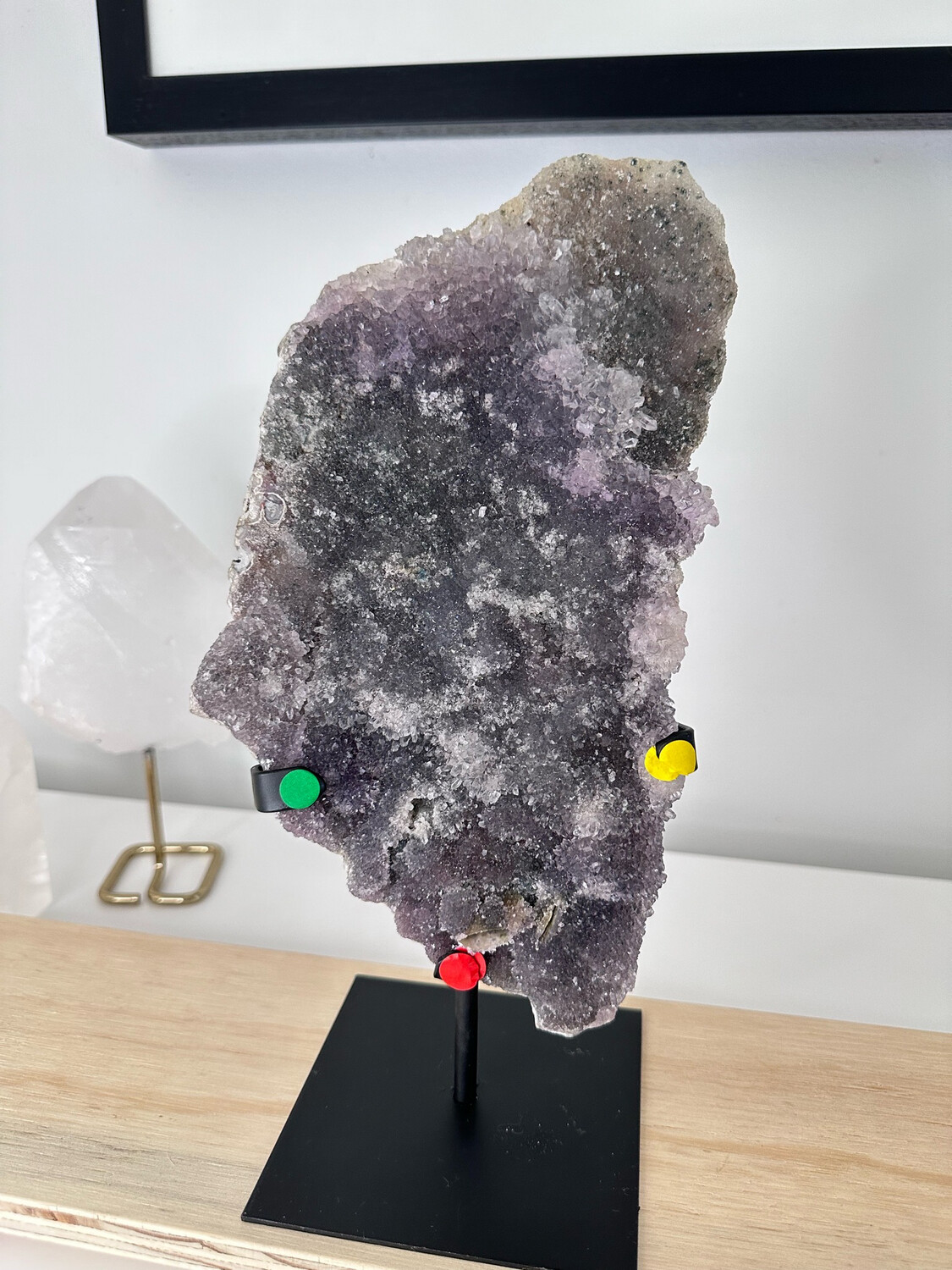Zeolite Crystal Amethyst On Stand