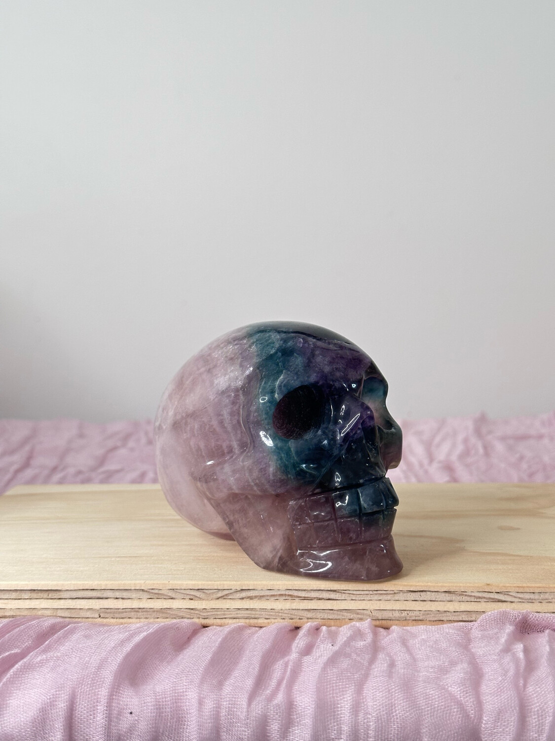Fluorite Crystal Skull