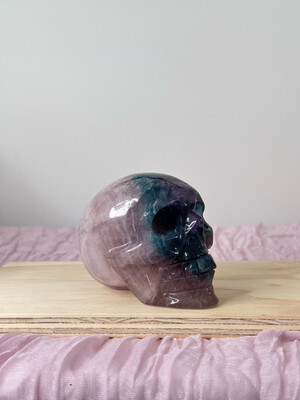 Fluorite Crystal Skull