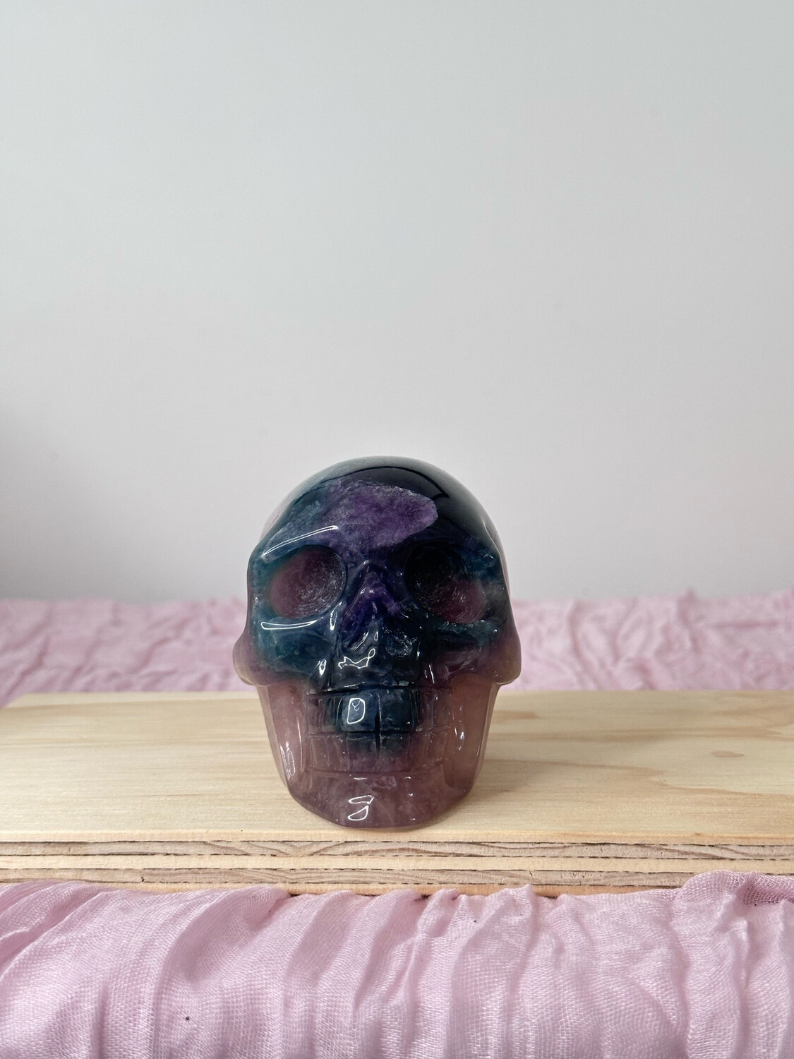 Fluorite Crystal Skull
