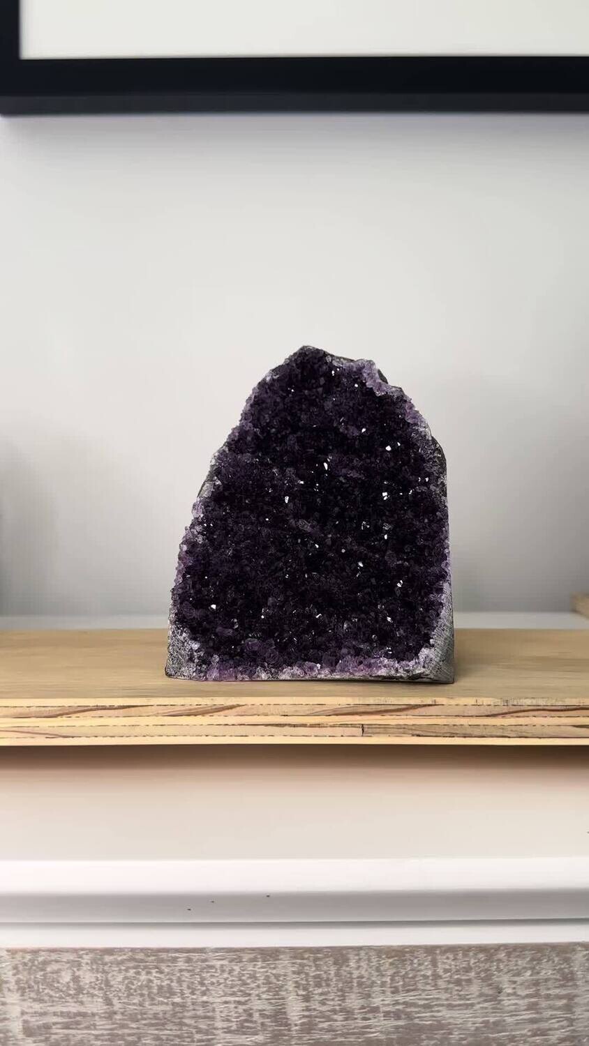 Uruguay Purple Amethyst Cut Base Crystal
