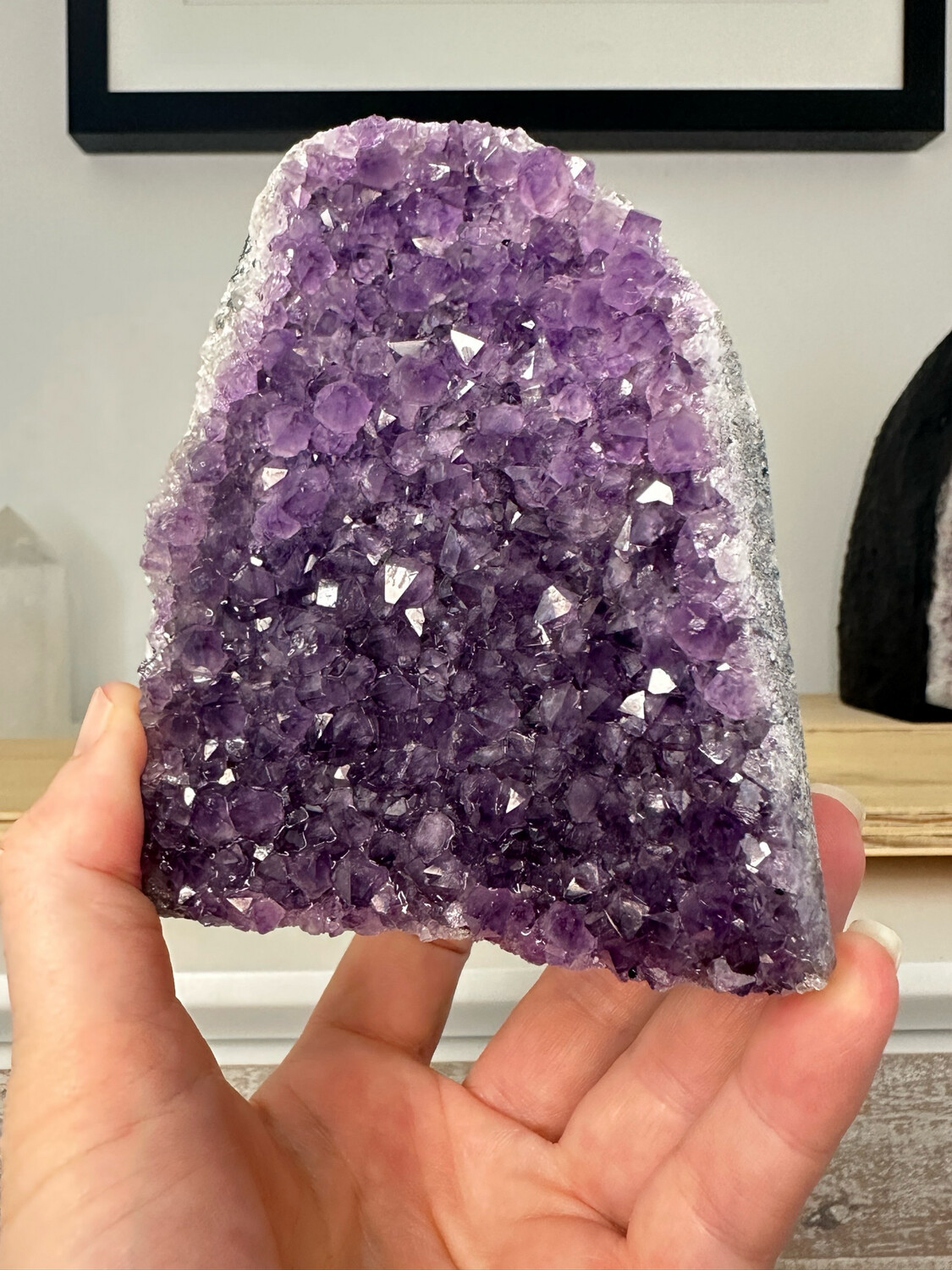 Uruguay Purple Amethyst Cut Base Crystal