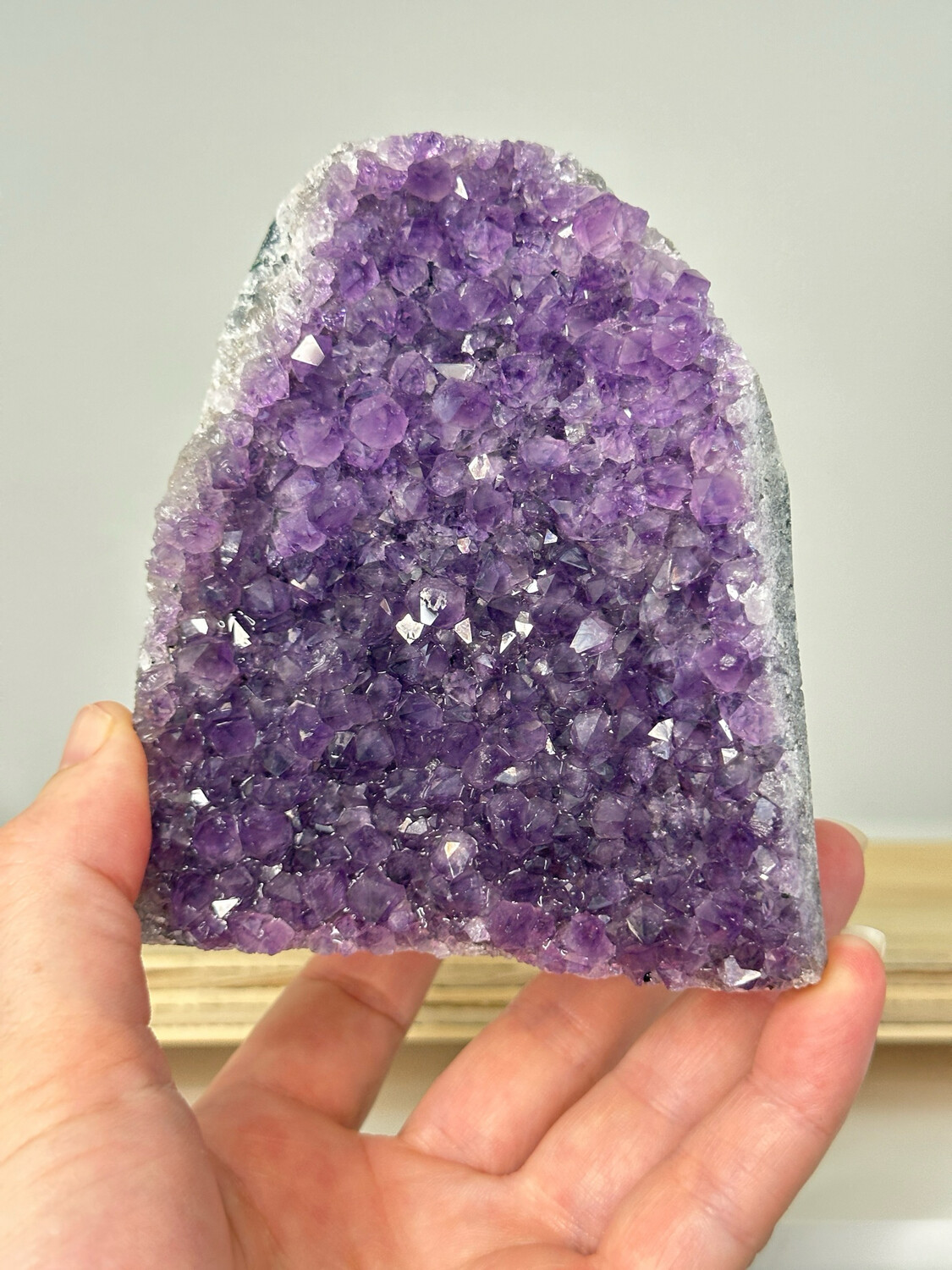 Uruguay Purple Amethyst Cut Base Crystal