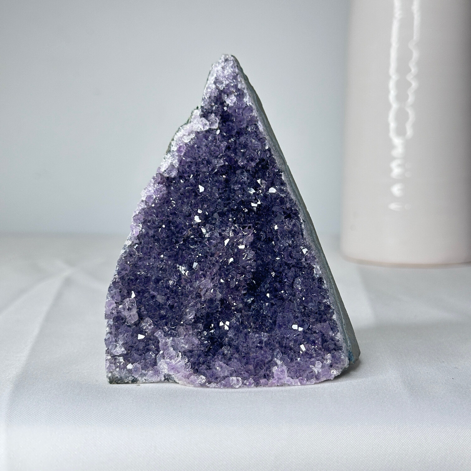 Purple Amethyst Cutbase Crystal