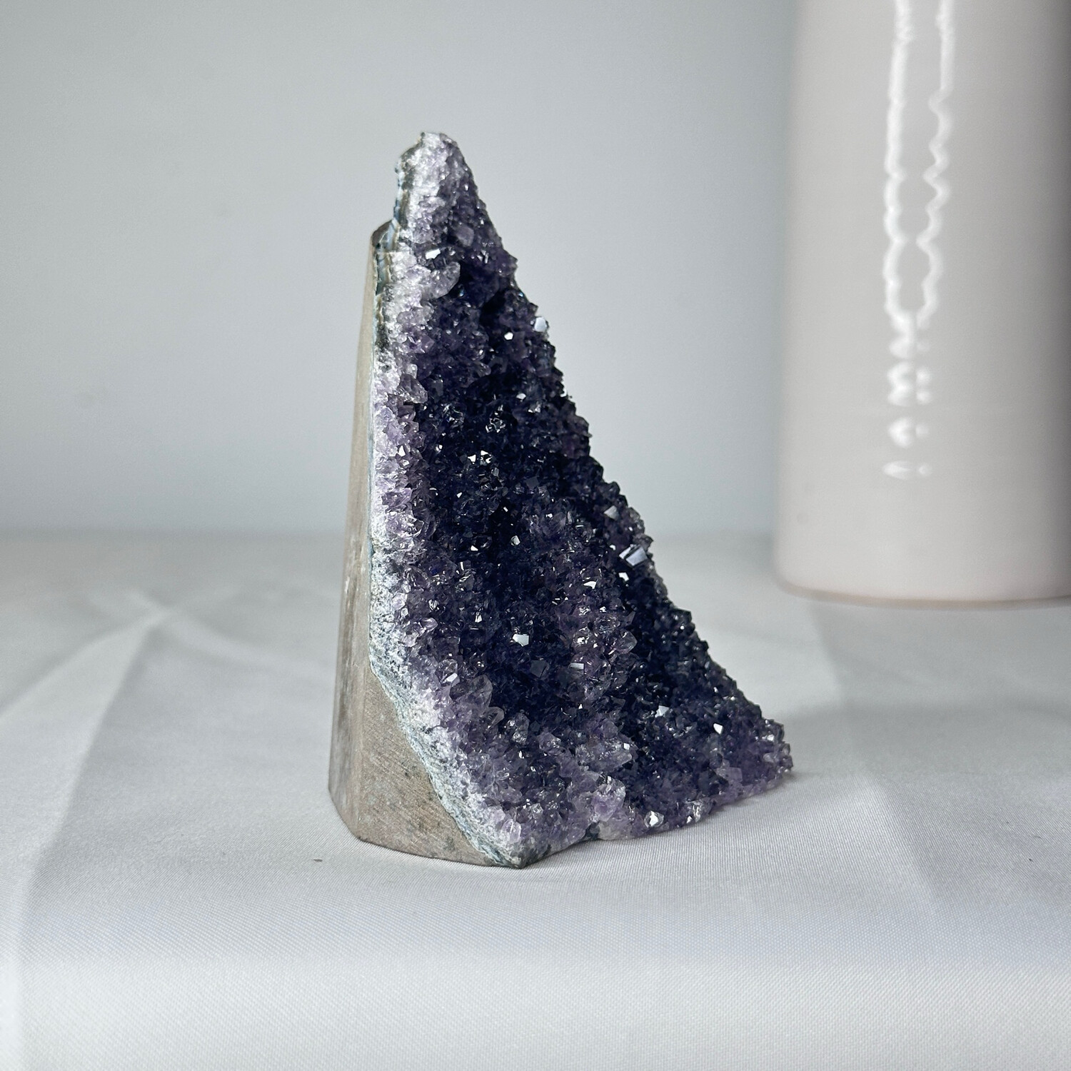 Purple Amethyst Cutbase Crystal
