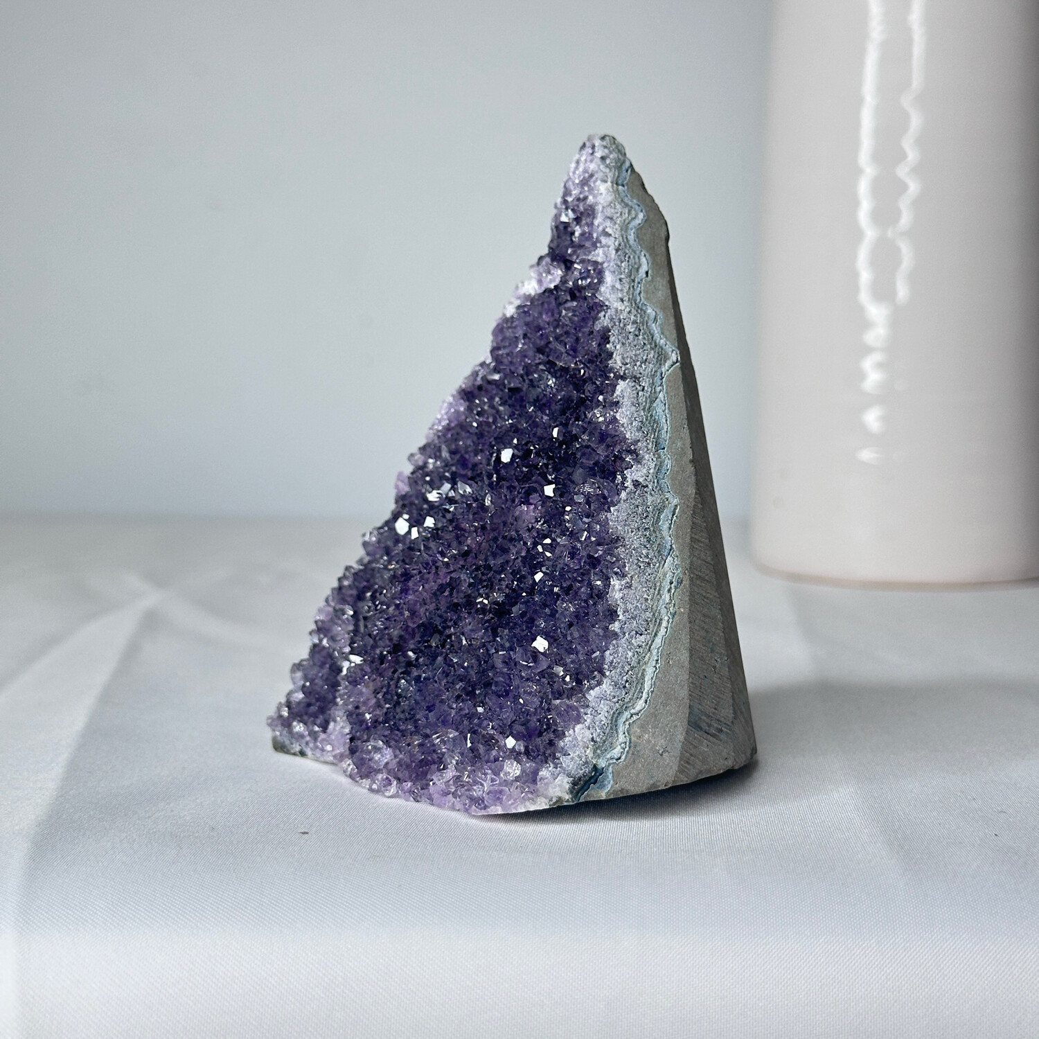 Purple Amethyst Cutbase Crystal