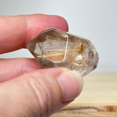 Golden Rutile Crystal