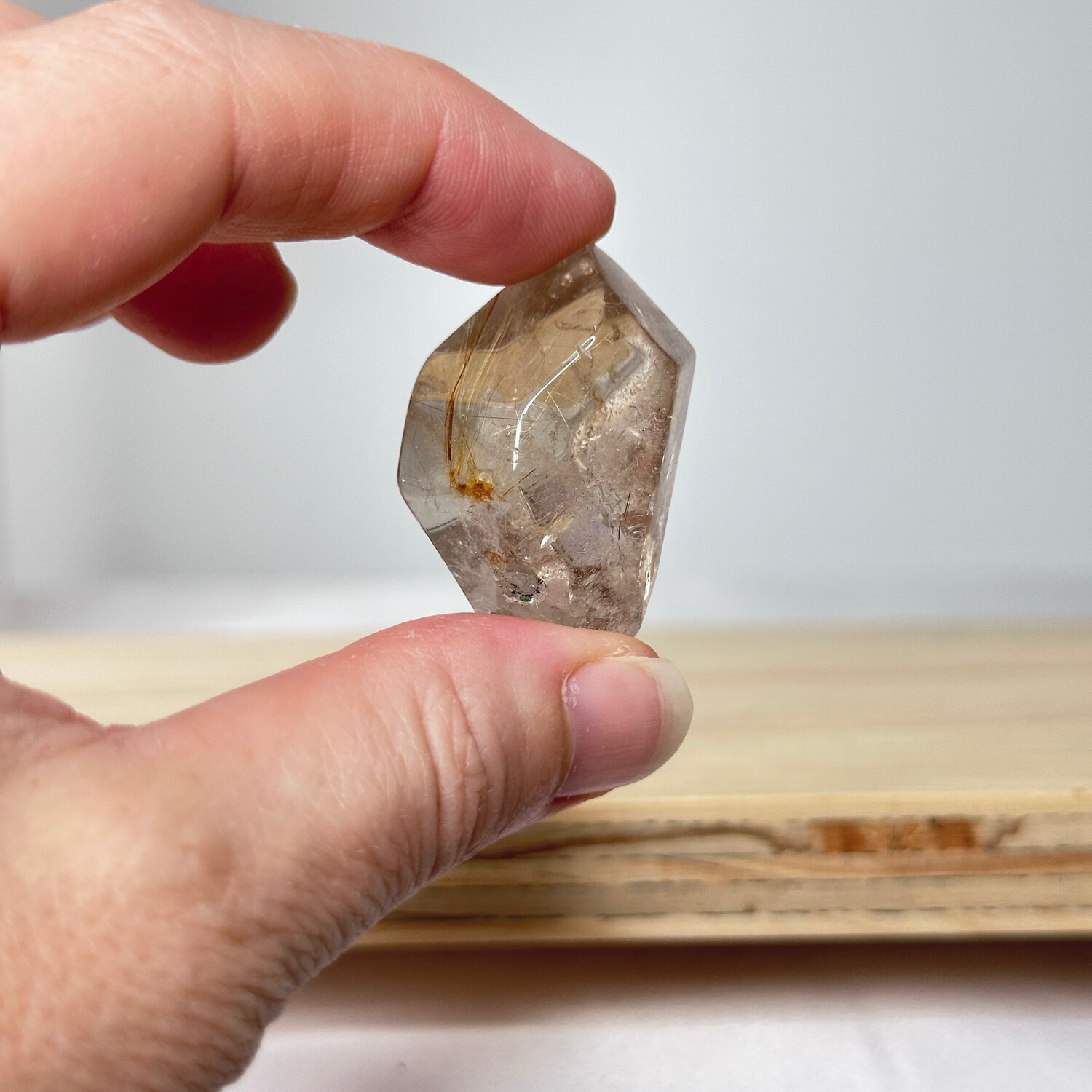 Golden Rutile Crystal