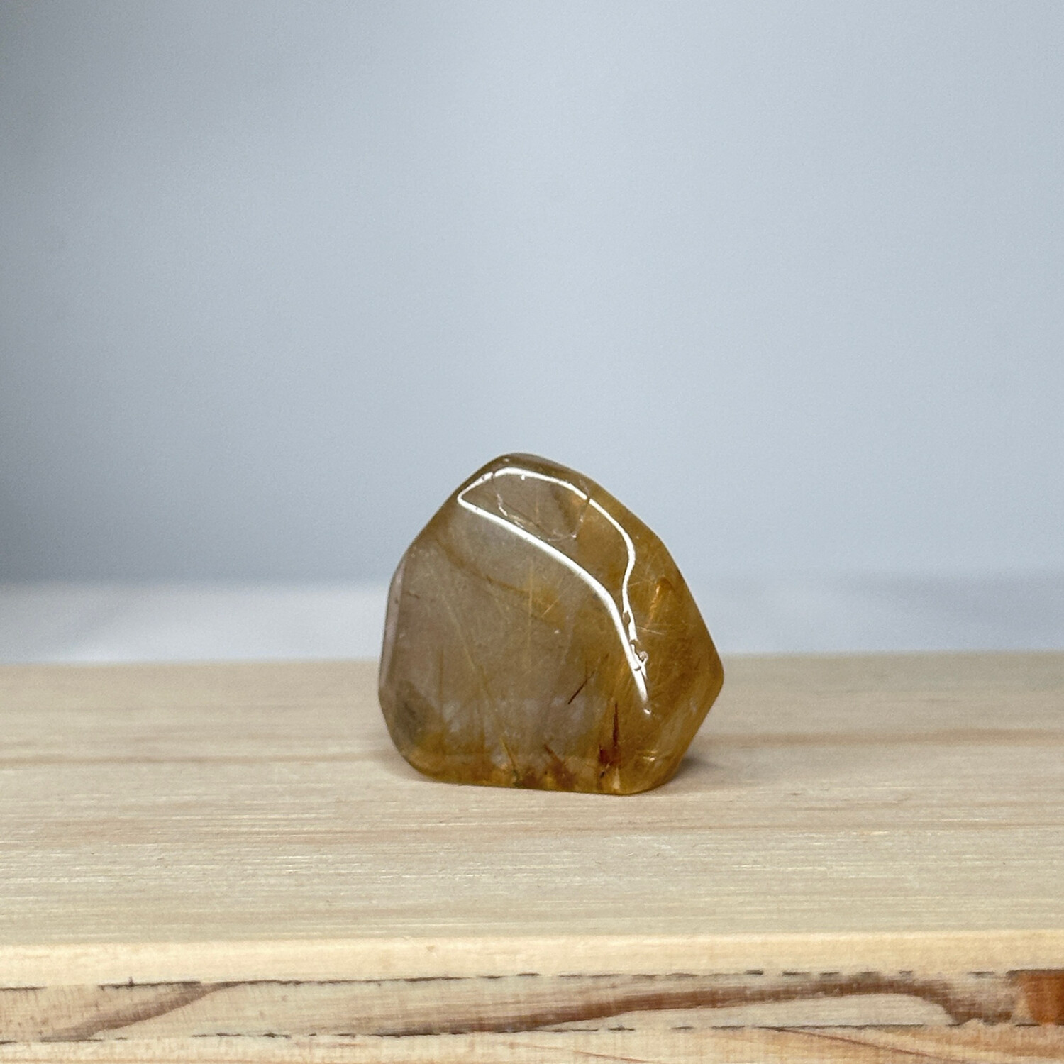 Golden Rutile Crystal