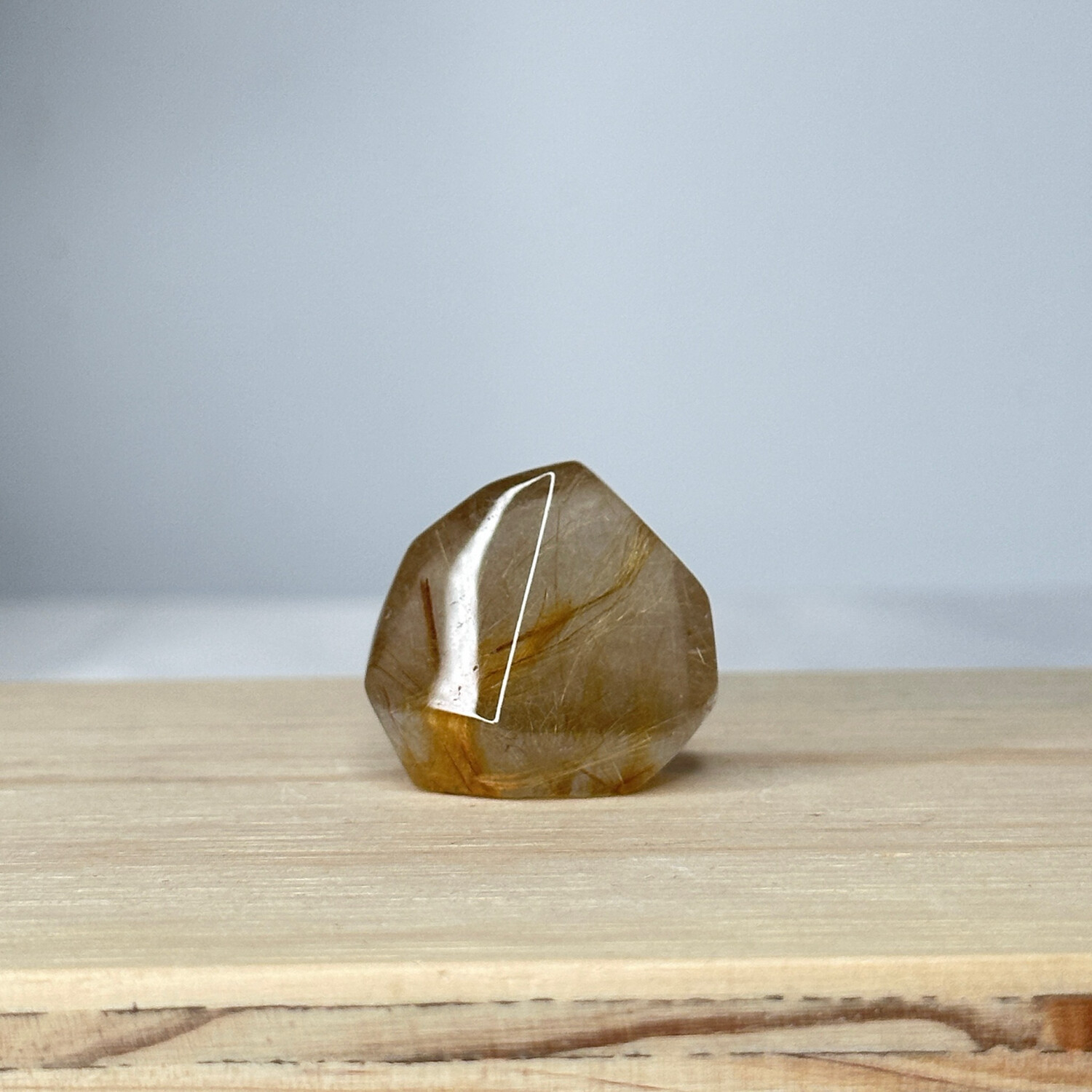 Golden Rutile Crystal