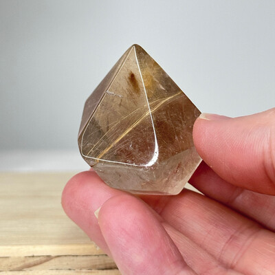 Golden Rutile Crystal