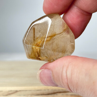 Golden Rutile Crystal