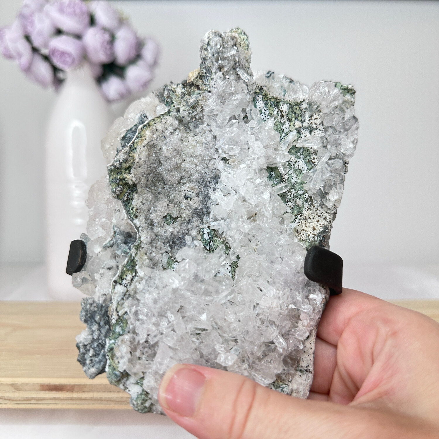Zeolite Crystal On Stand
