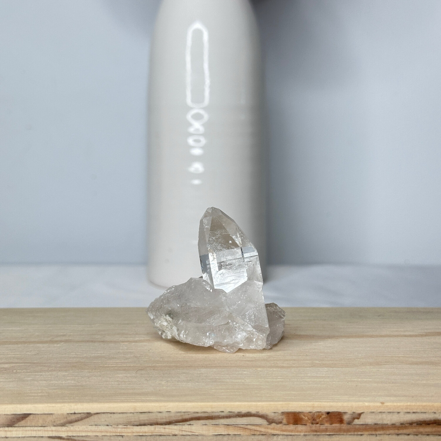 Clear Quartz Crystal Point Cluster