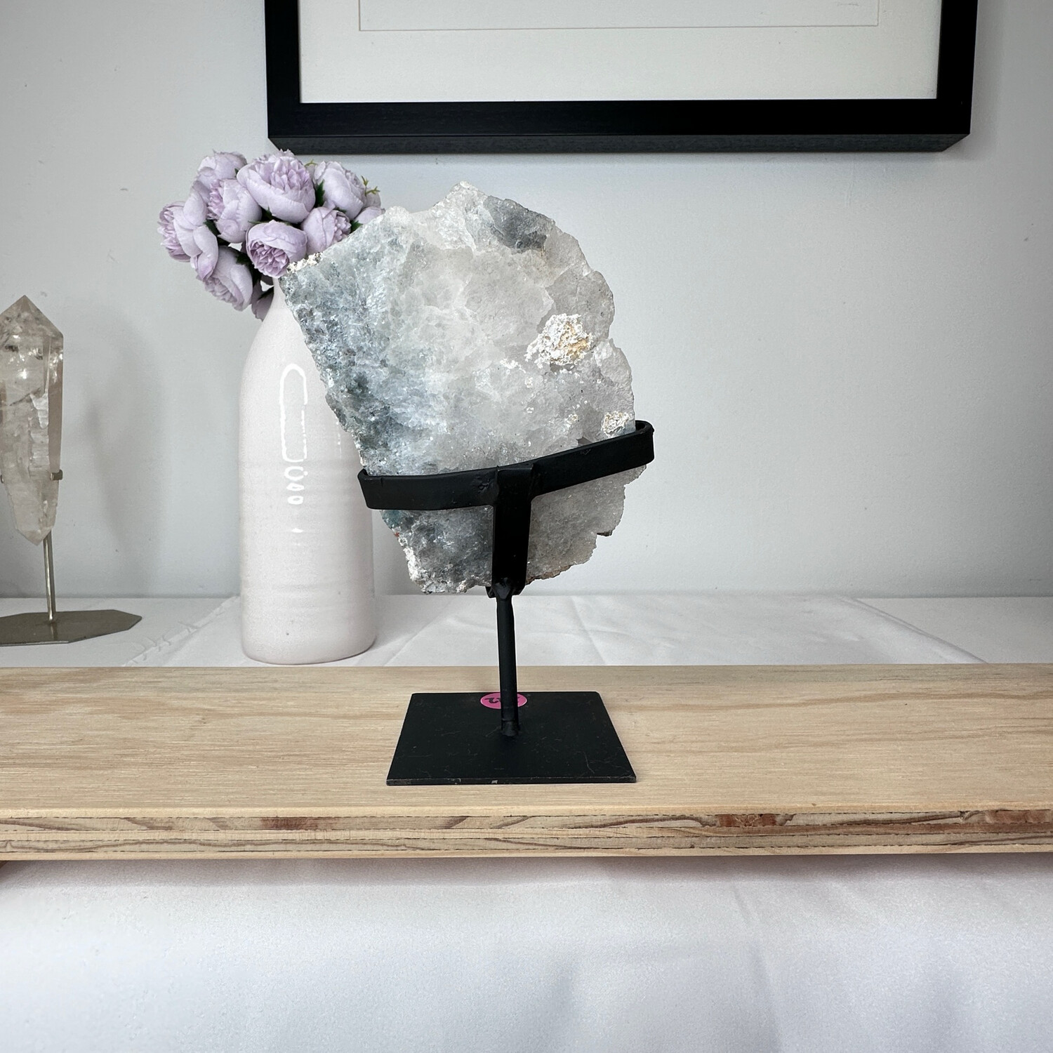 Zeolite Crystal On Stand