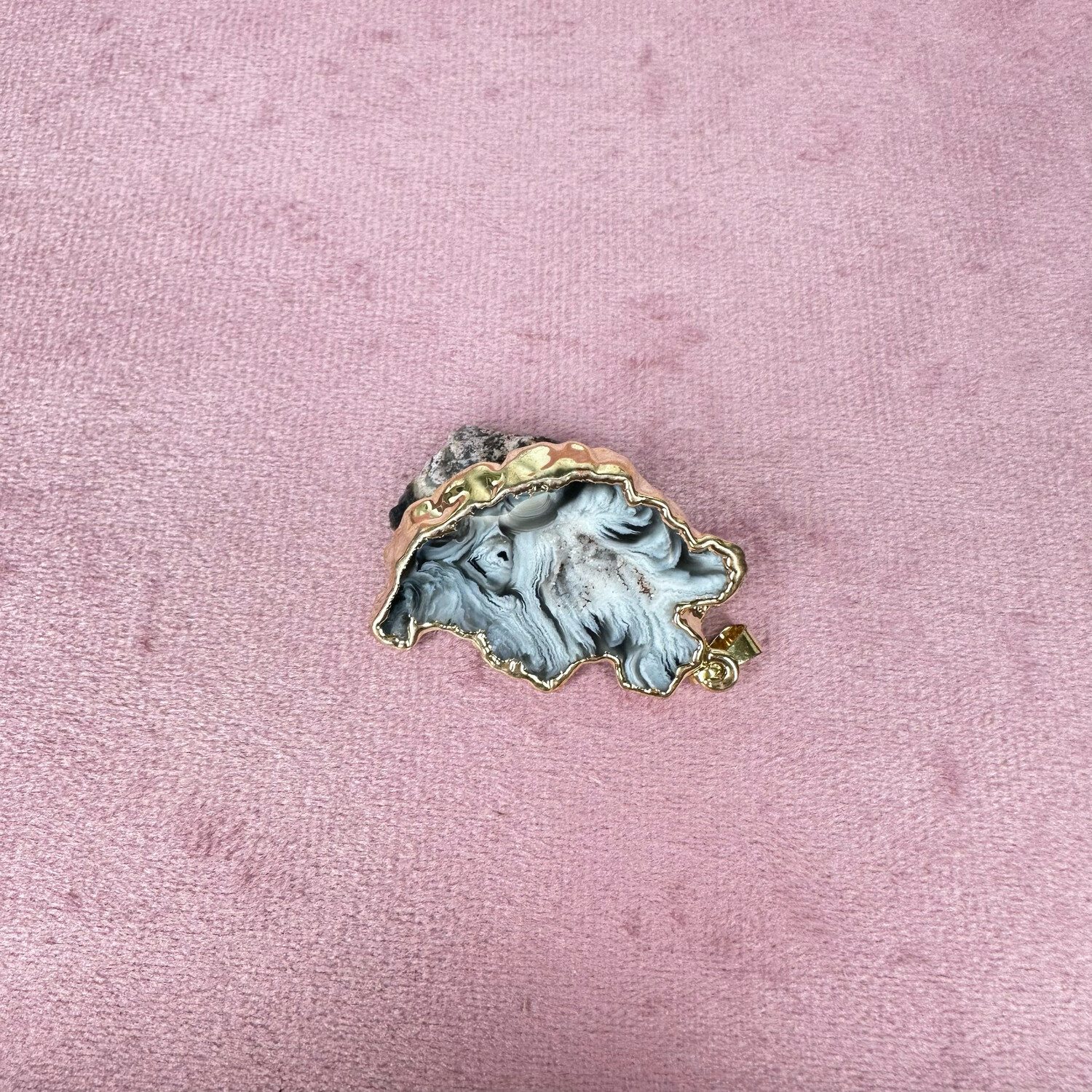 Agate Crystal Pendant