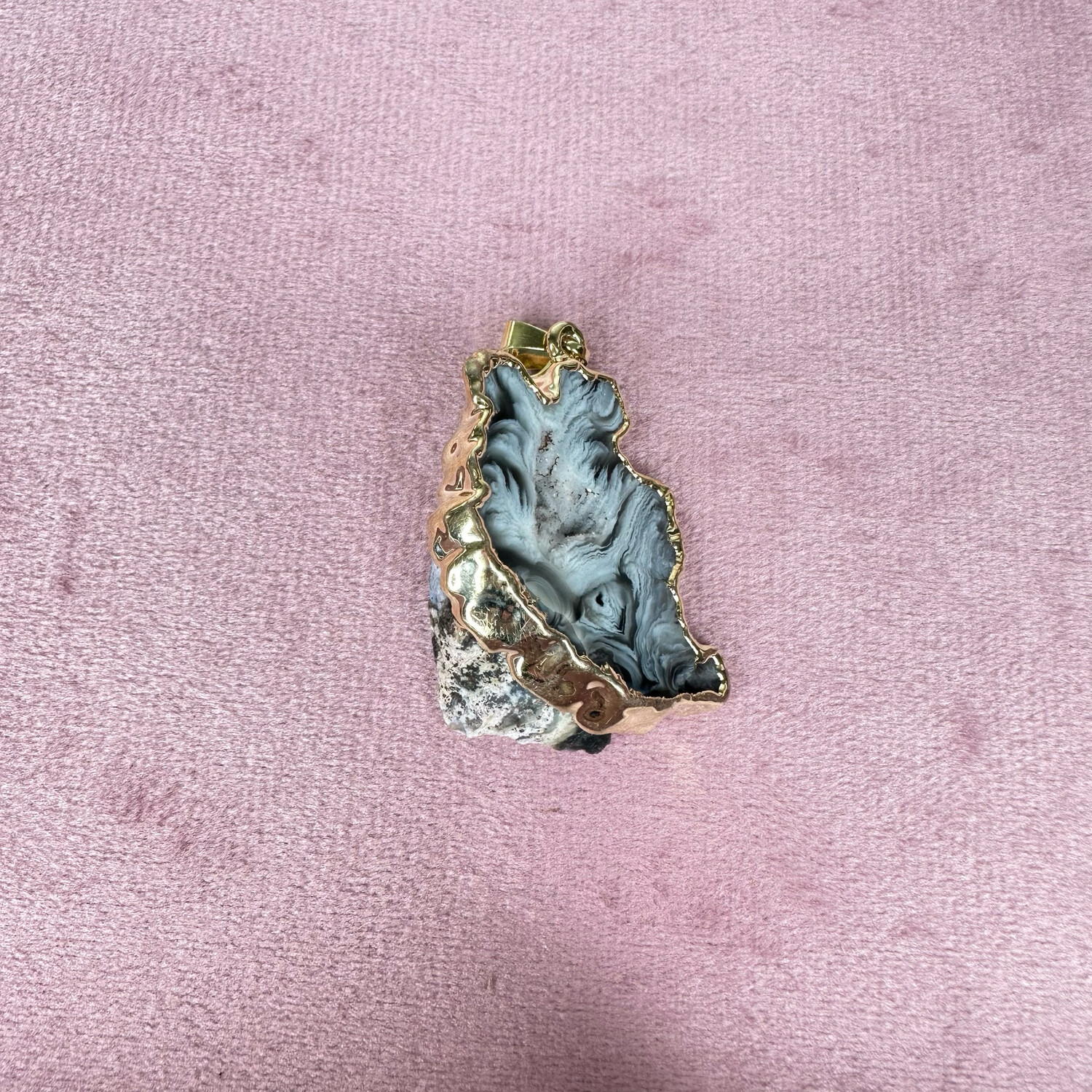 Agate Crystal Pendant