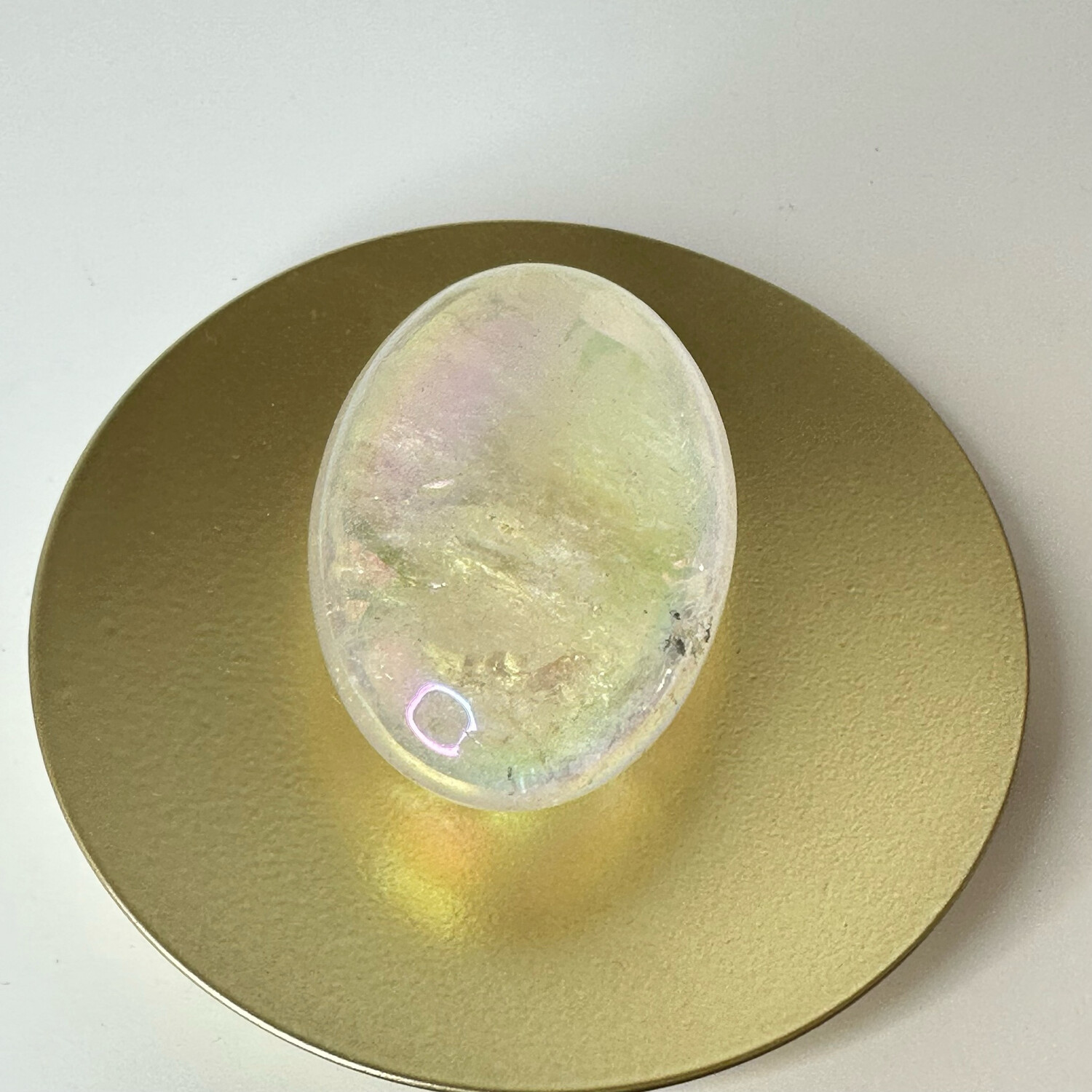 Aura Quartz Crystal Palmstones