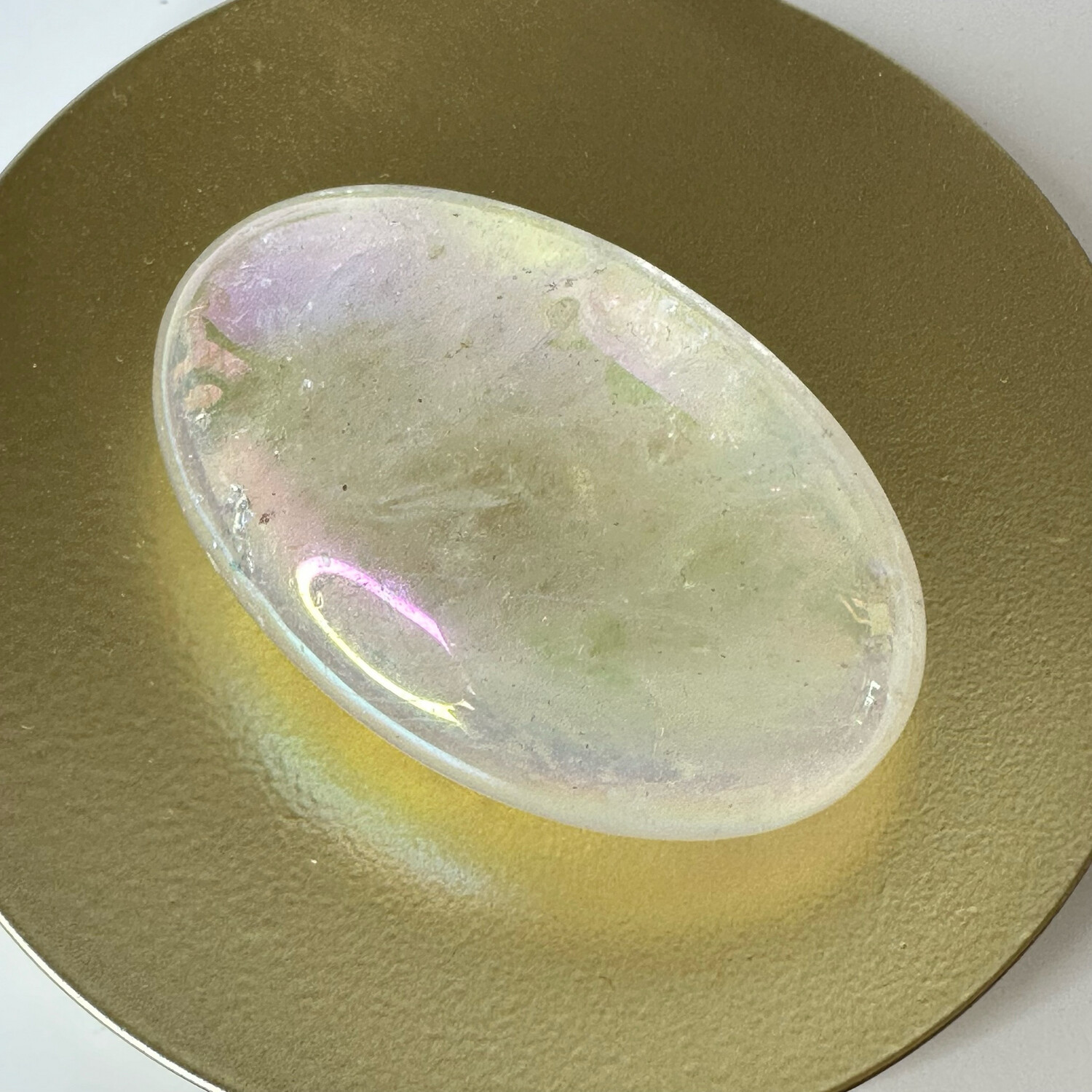 Aura Quartz Crystal Palmstones