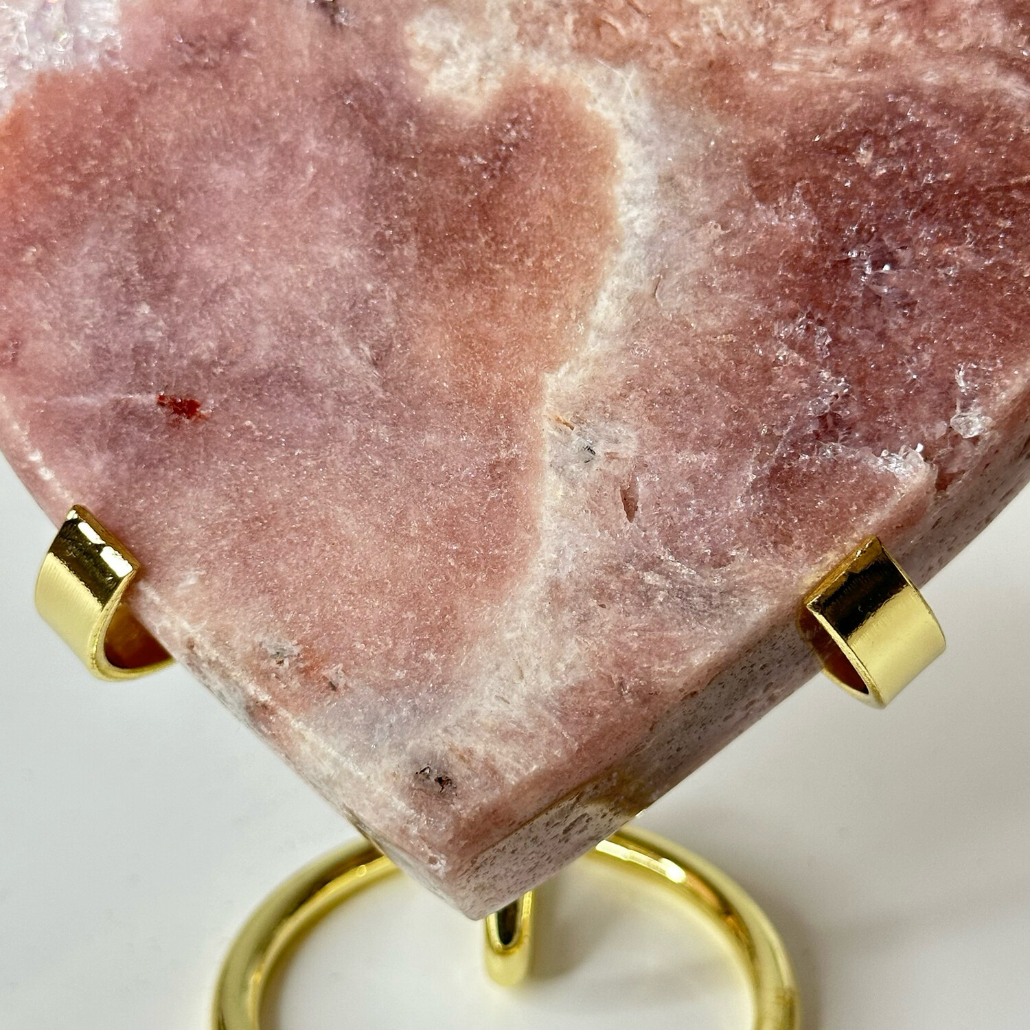 Pink Amethyst Crystal Heart