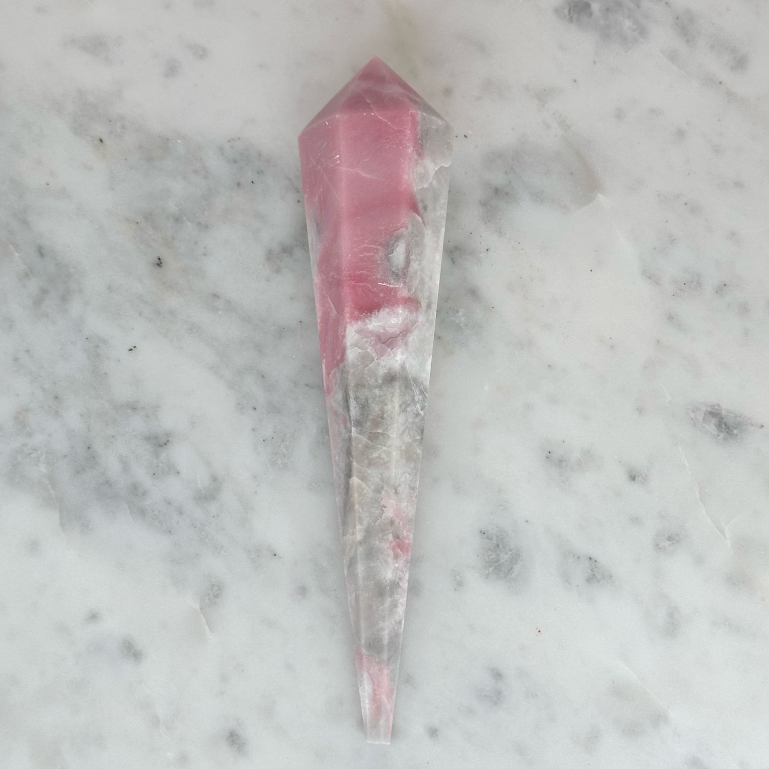 Pink Opal Large Crystal Wand