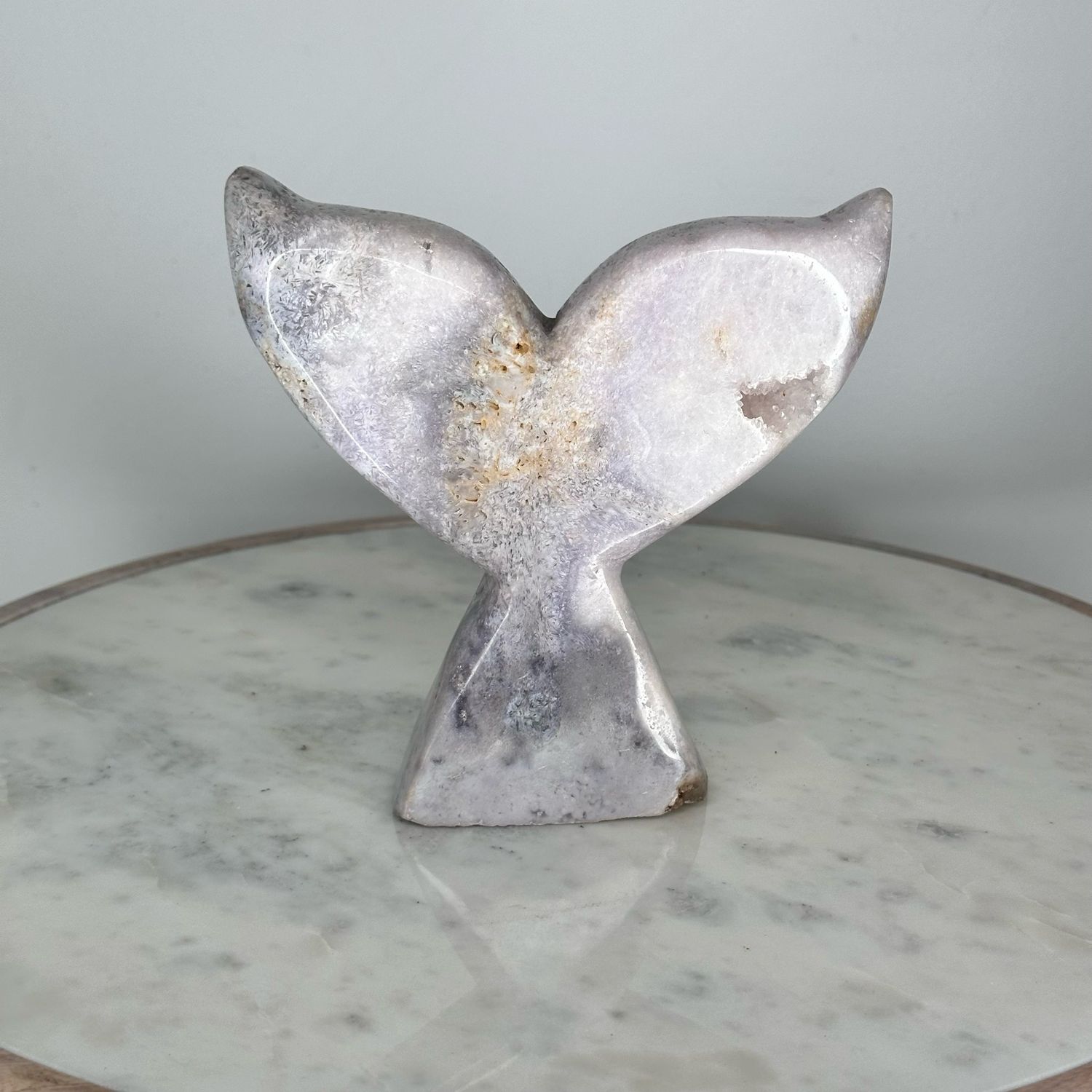 Whale Tail Pink Amethyst Crystal