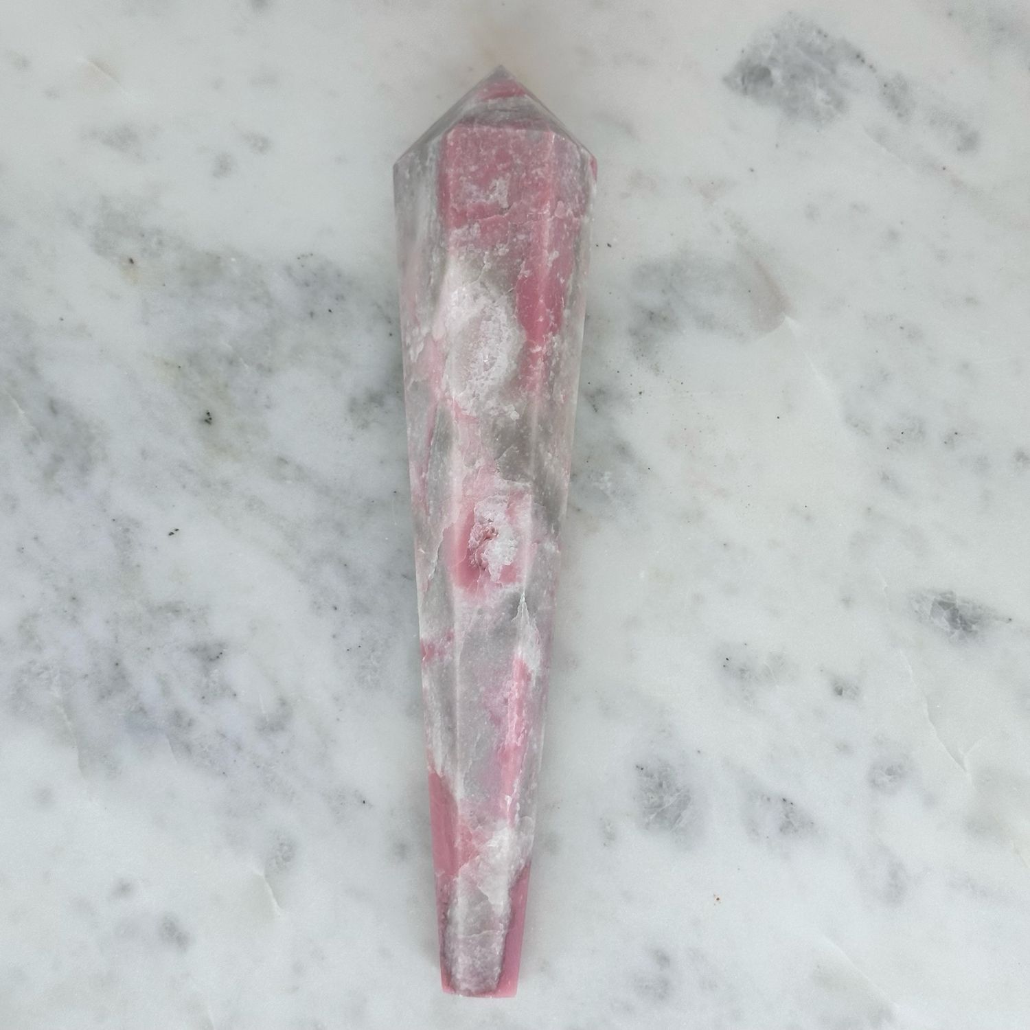 Pink Opal Large Crystal Wand