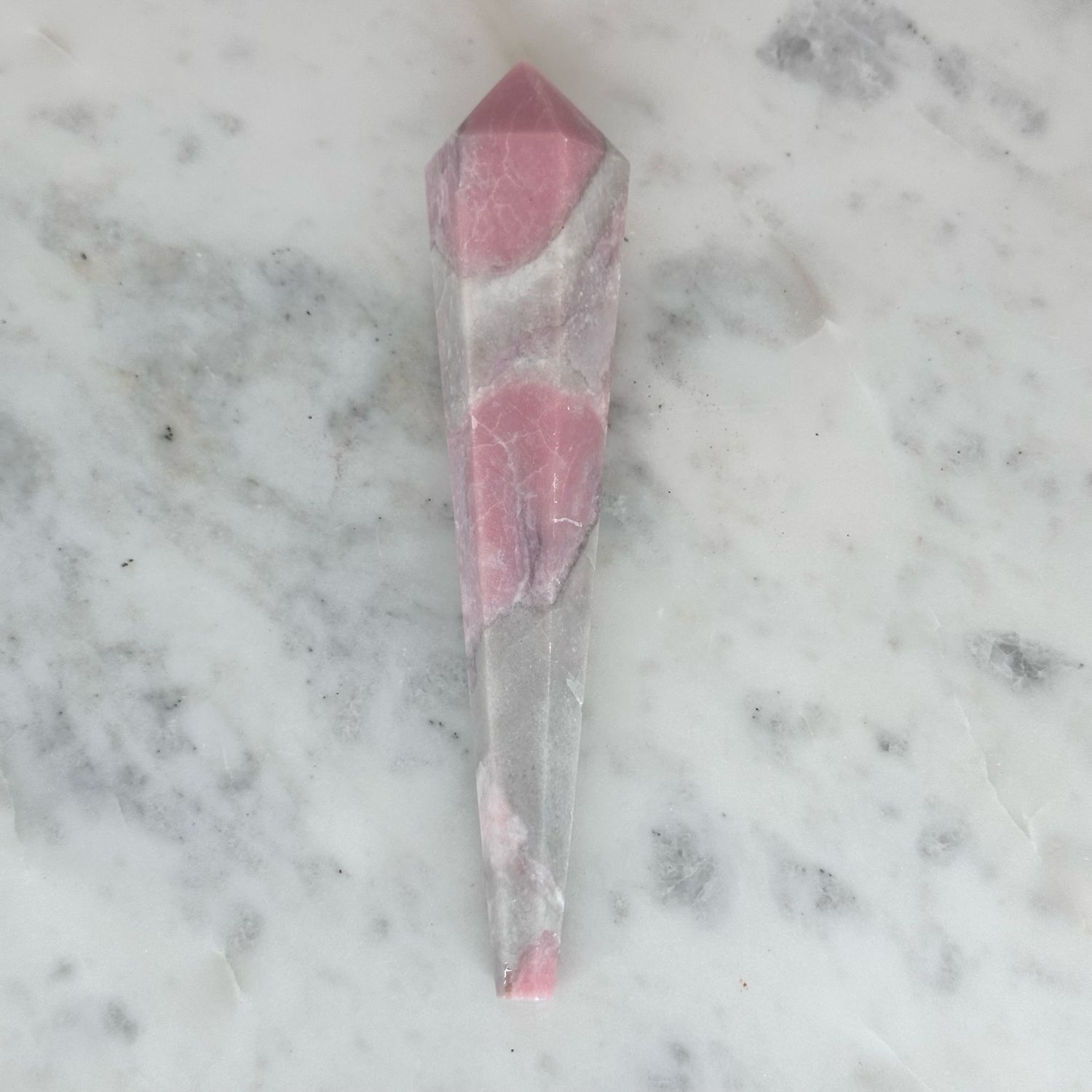 Pink Opal Large Crystal Wand