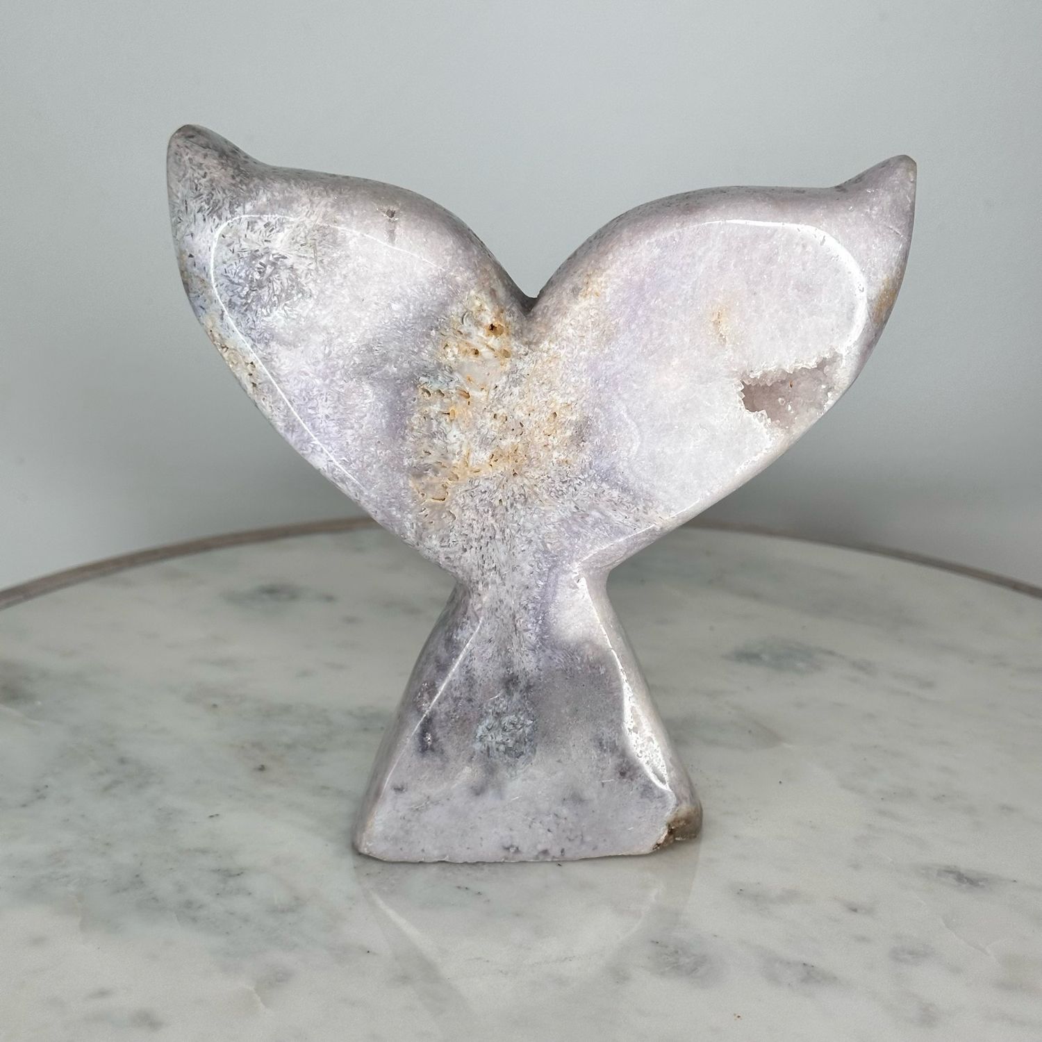Whale Tail Pink Amethyst Crystal
