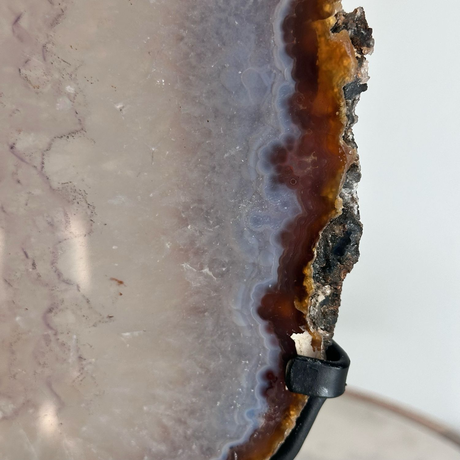 Rare Agate Crystal Portal On Stand