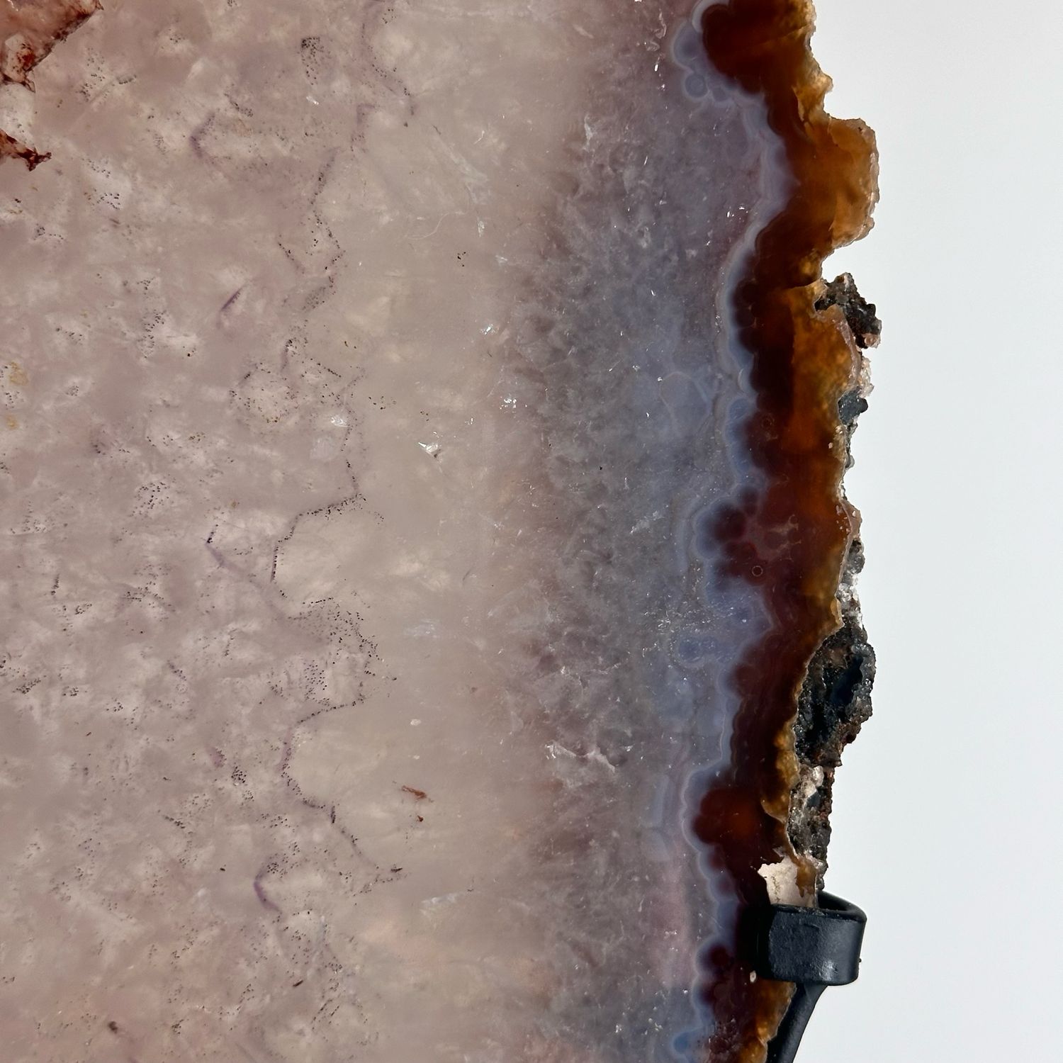 Rare Agate Crystal Portal On Stand