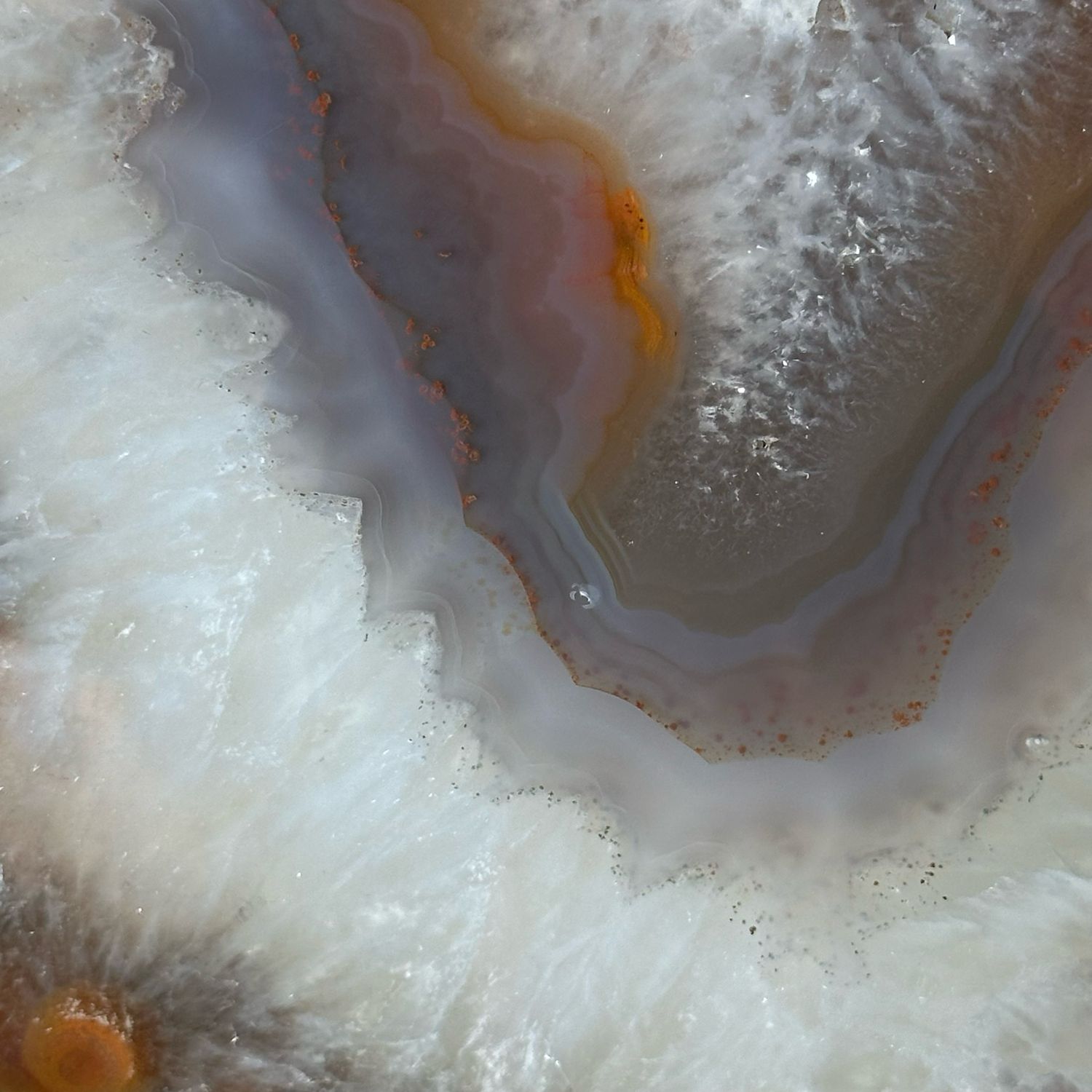 X-large Natural Agate Crystal Portal On Stand