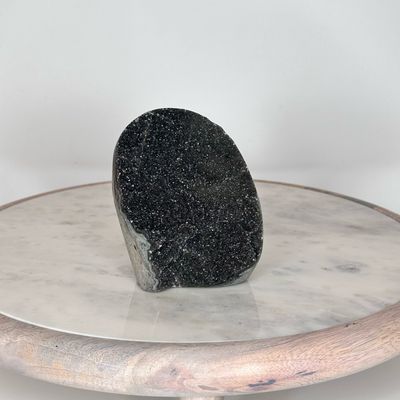 Black Amethyst Cut Base Crystal