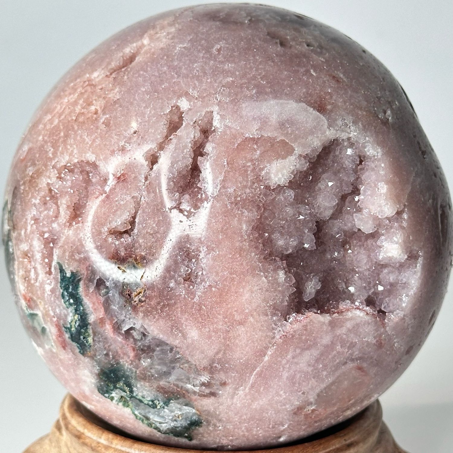 Pink Amethyst Crystal Sphere