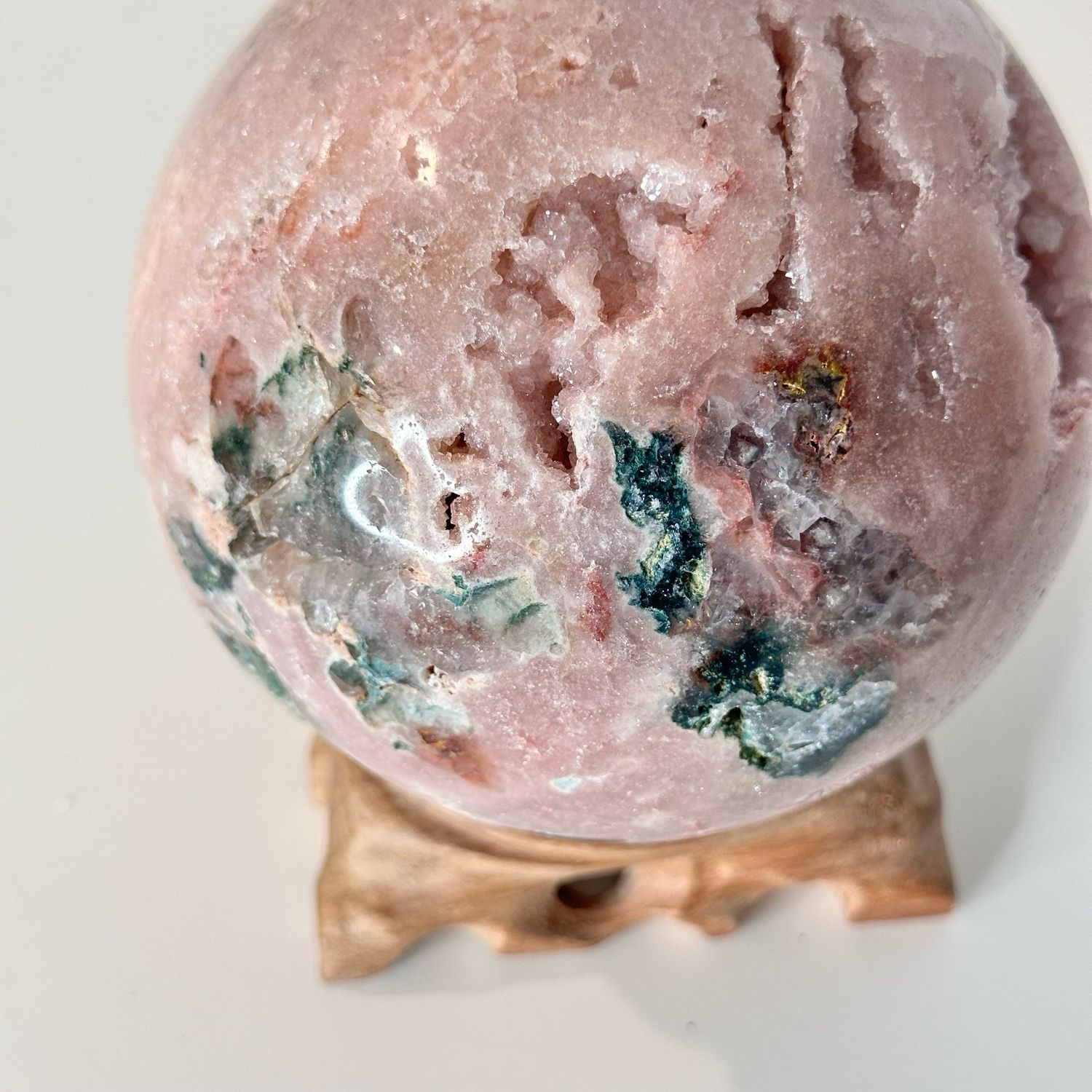 Pink Amethyst Crystal Sphere