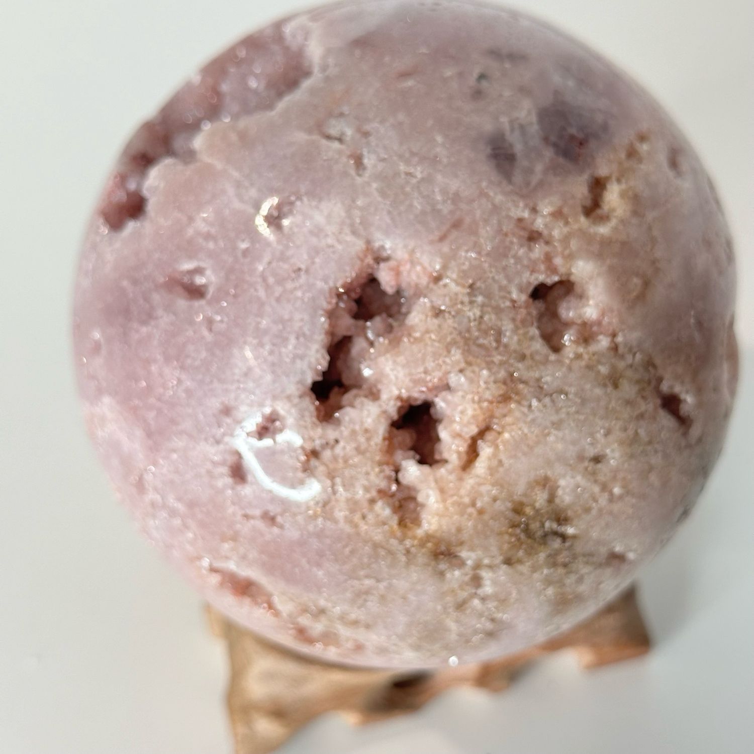 Pink Amethyst Crystal Sphere