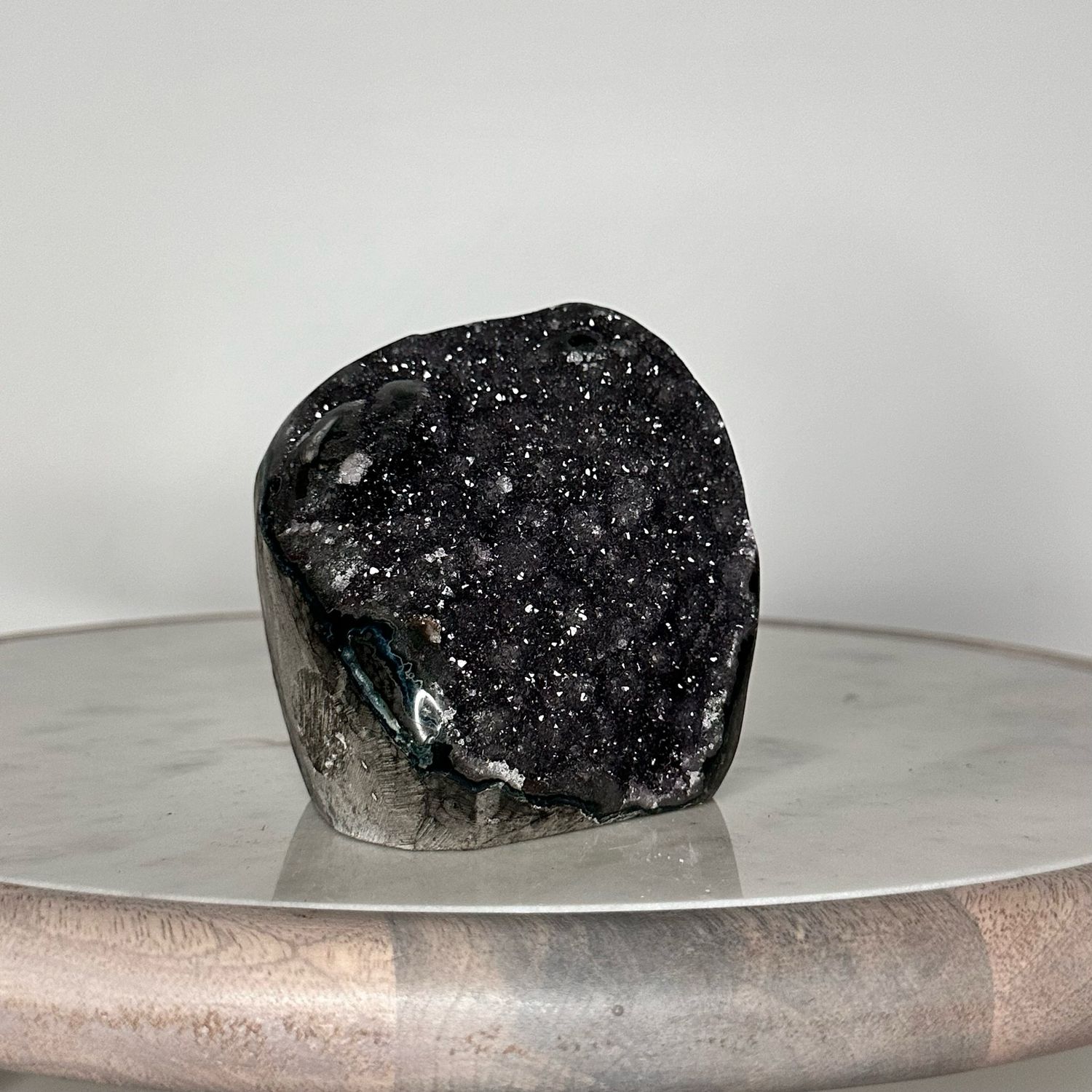 Large Galaxy Black Amethyst