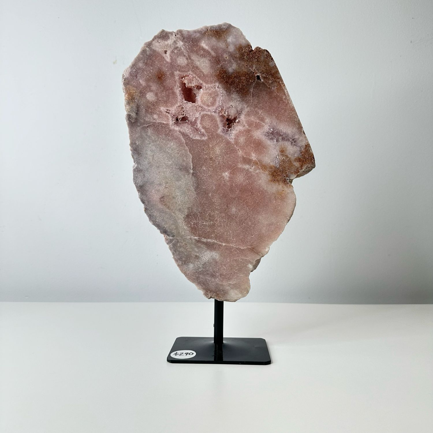 Pink Amethyst Crystal On Stand