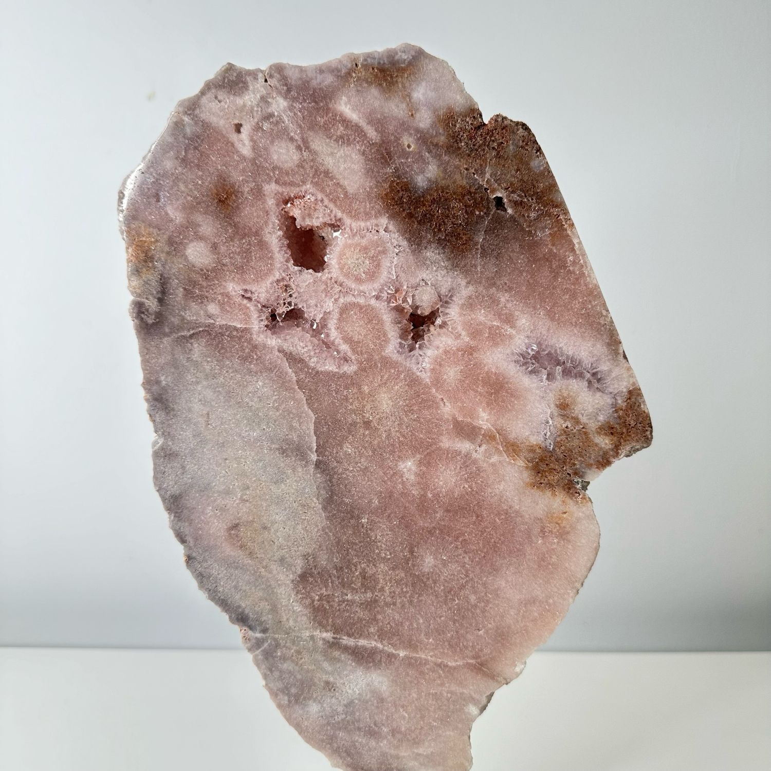 Pink Amethyst Crystal On Stand