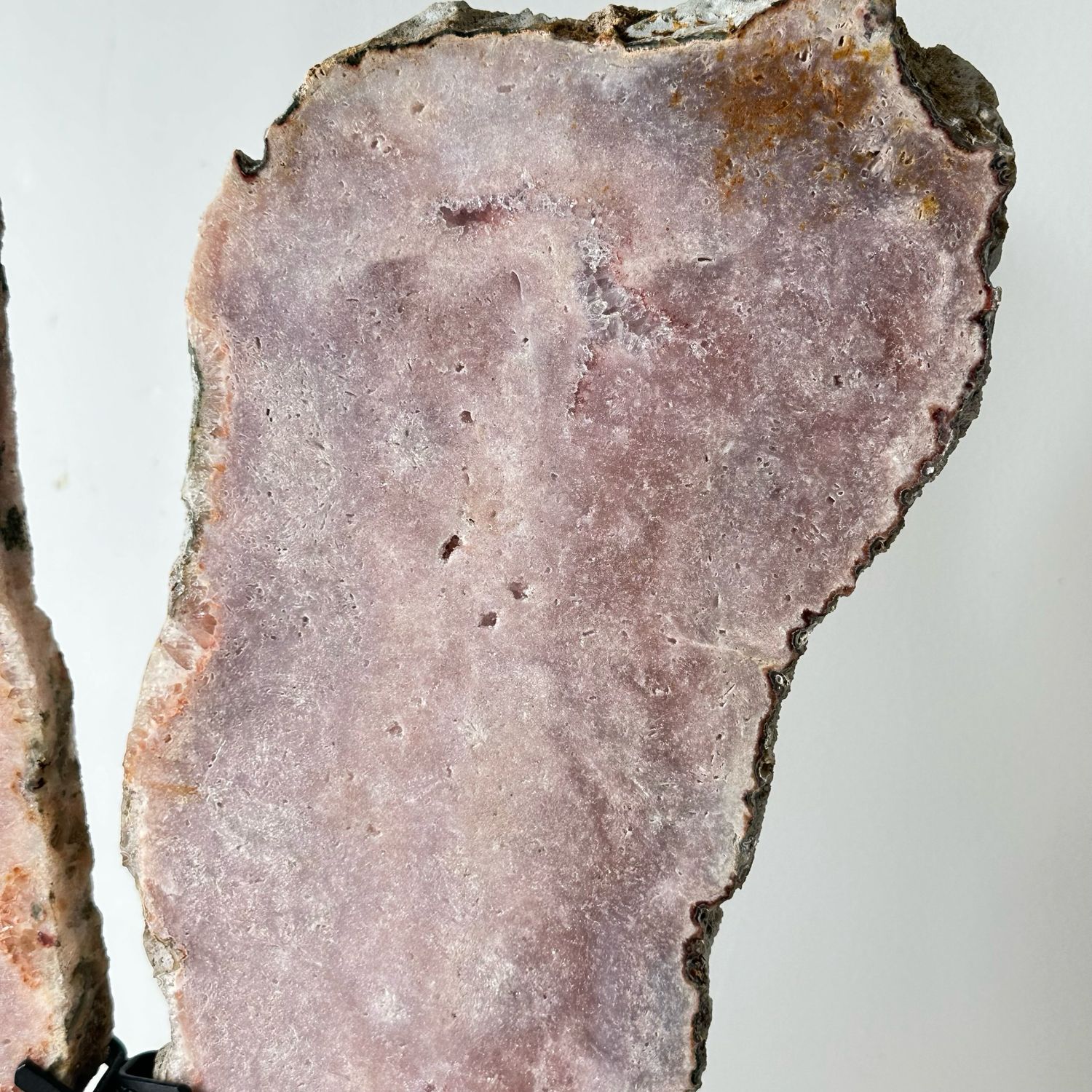 Statement Pink Amethyst Crystal Wings On Stand