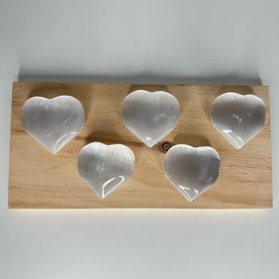 Selenite Crystal Heart