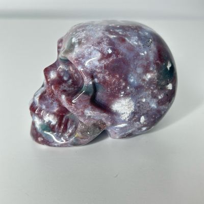 Ocean Jasper Crystal Skull
