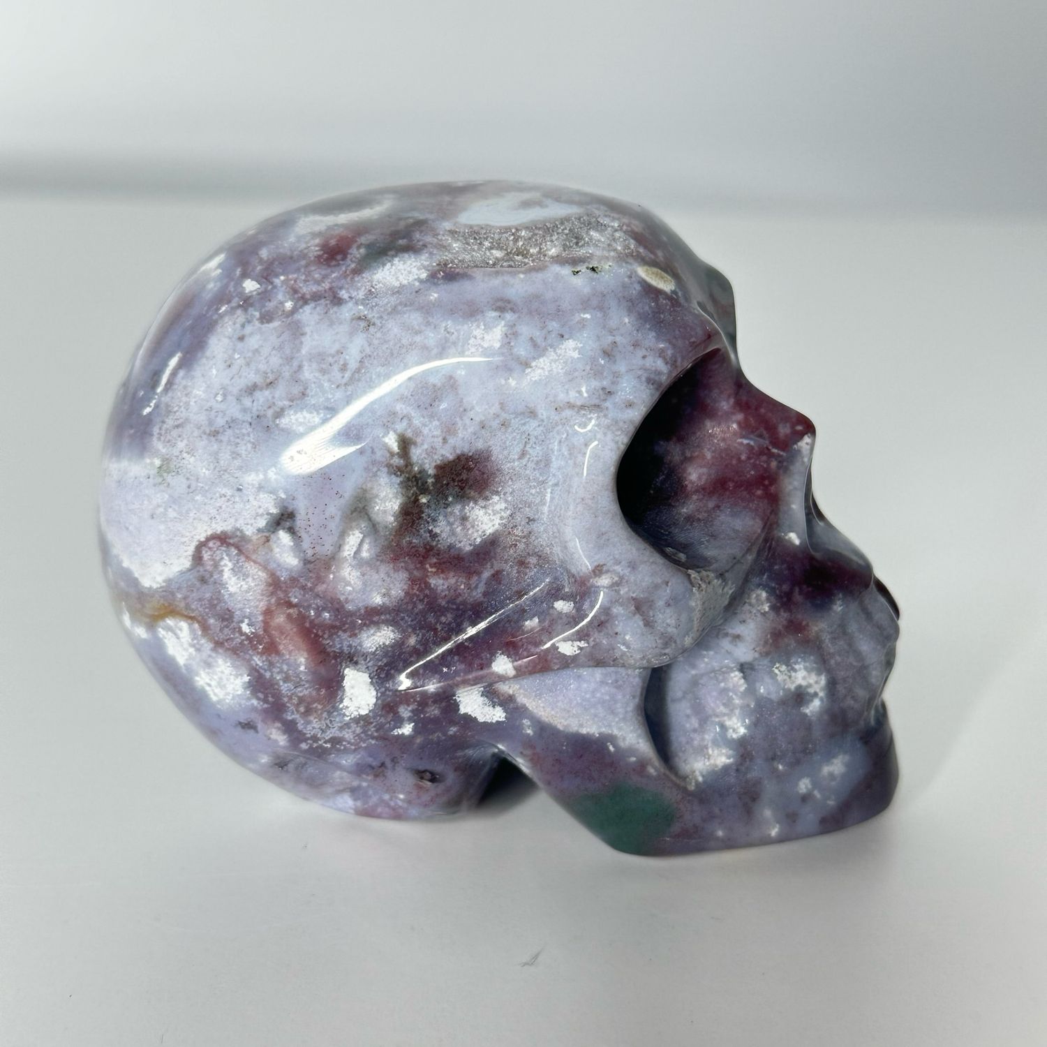 Ocean Jasper Crystal Skull