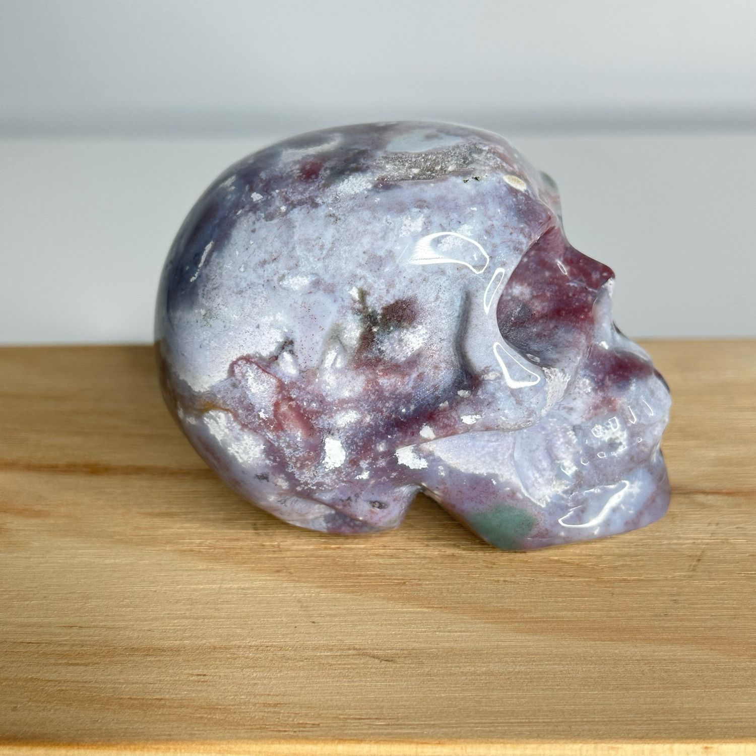 Ocean Jasper Crystal Skull