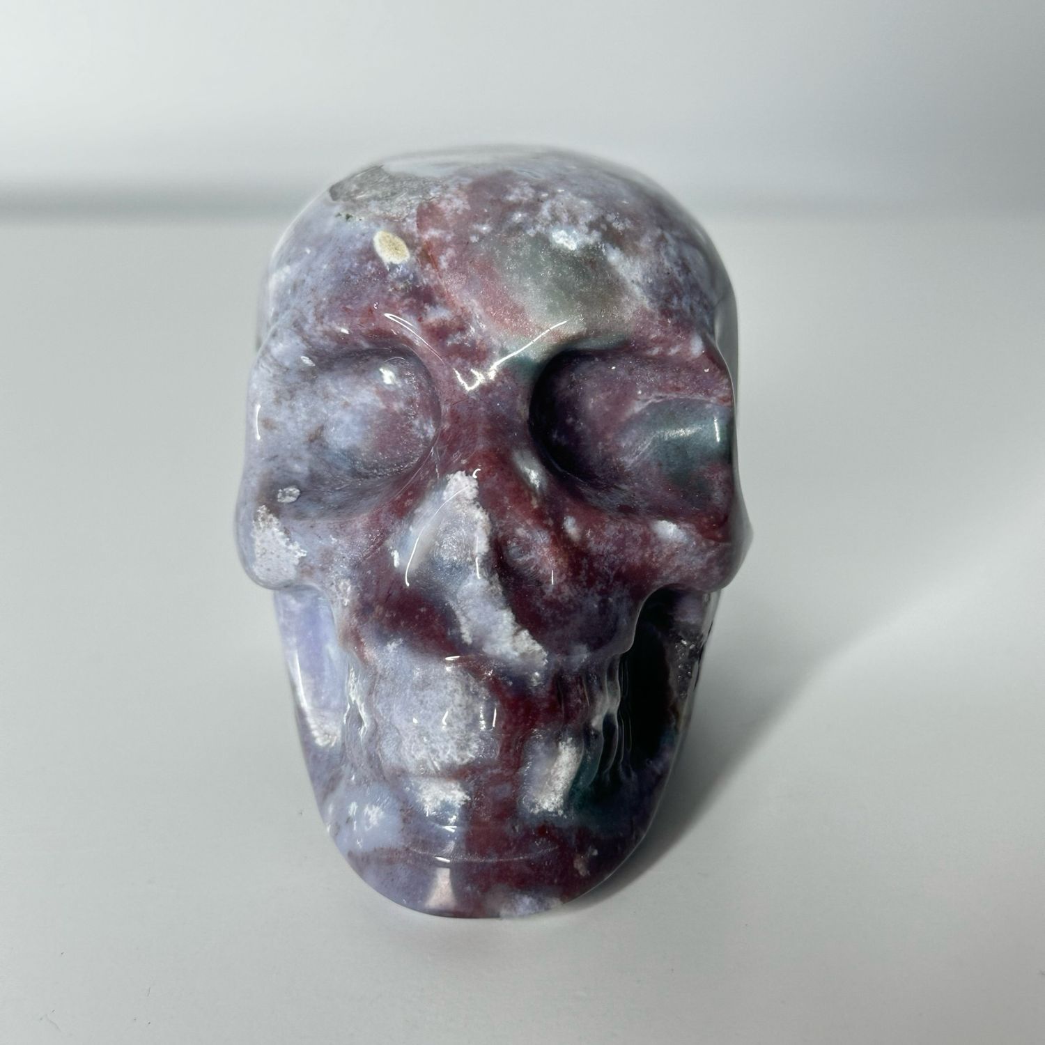 Ocean Jasper Crystal Skull