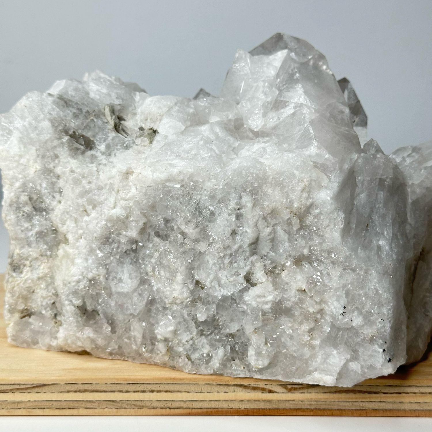 Large Clear Quartz Crystal Cluster