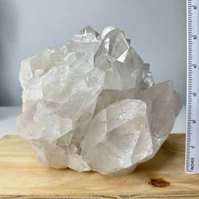 Large Clear Quartz Crystal Cluster